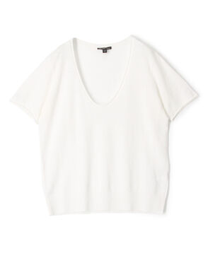 ストレッチリネン ソフトVネックプルオーバー WYLP3758