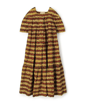 ODILE JACOBS Bethsabee Dress プリントドレス