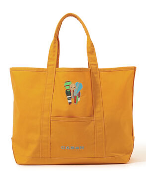 Elephant刺繍 プレイフルトートバッグ