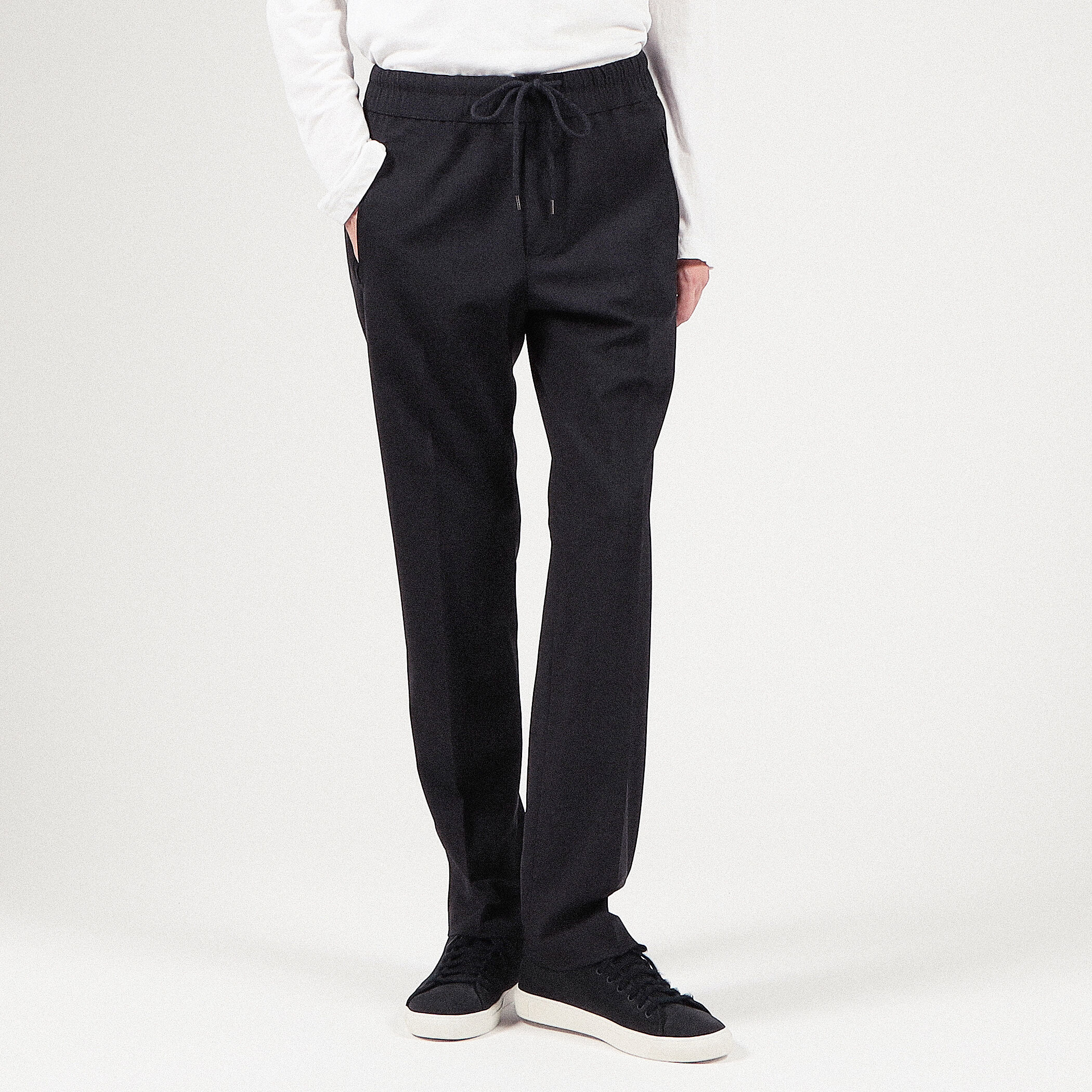 ストレッチウール ドローストリングパンツ MYDW1391｜トゥモローランド