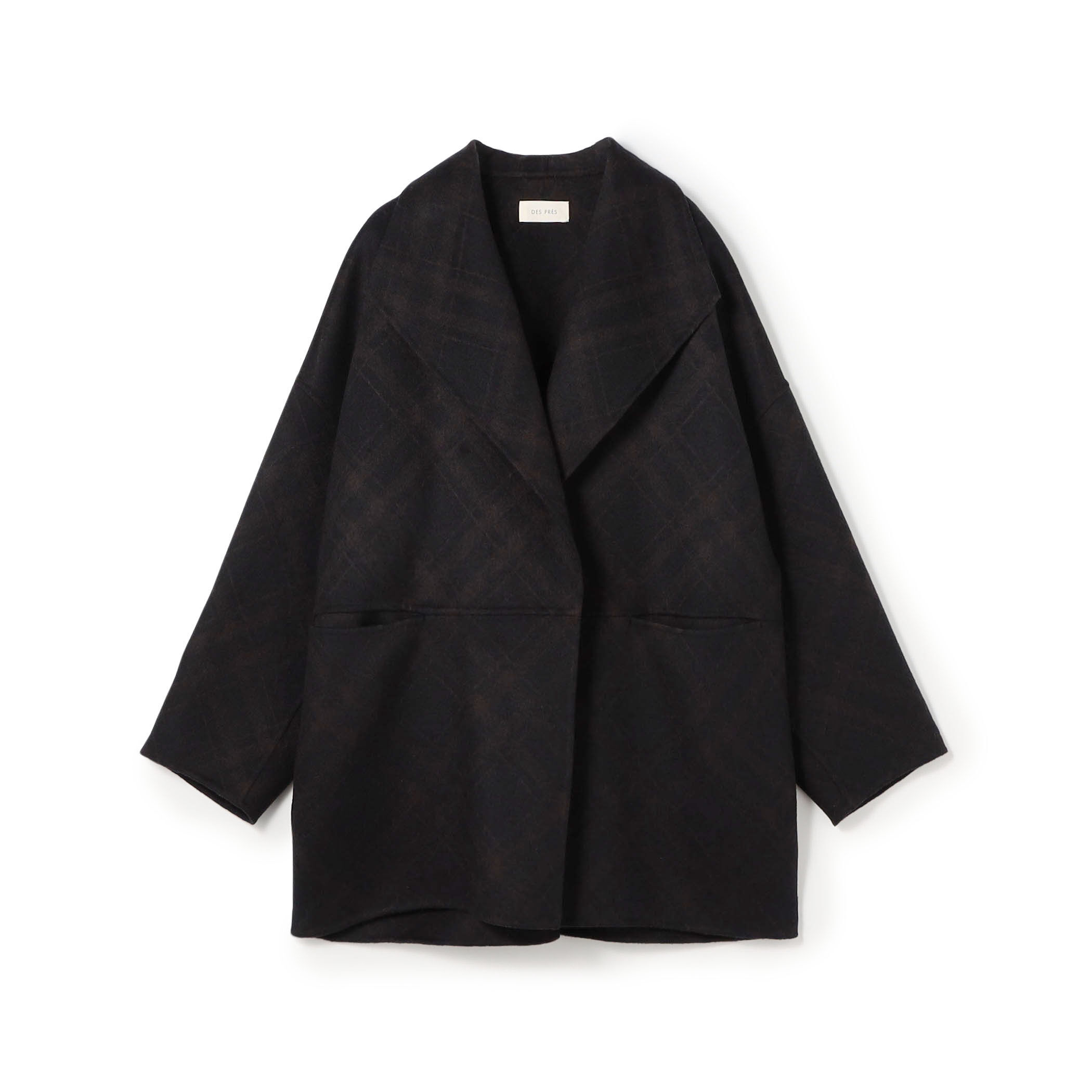 2023AW DES PRES デプレ　ブロークンツイードコート　クリーニング済 2023AW DES PRES デプレ ブロークンツイードコート クリーニング済