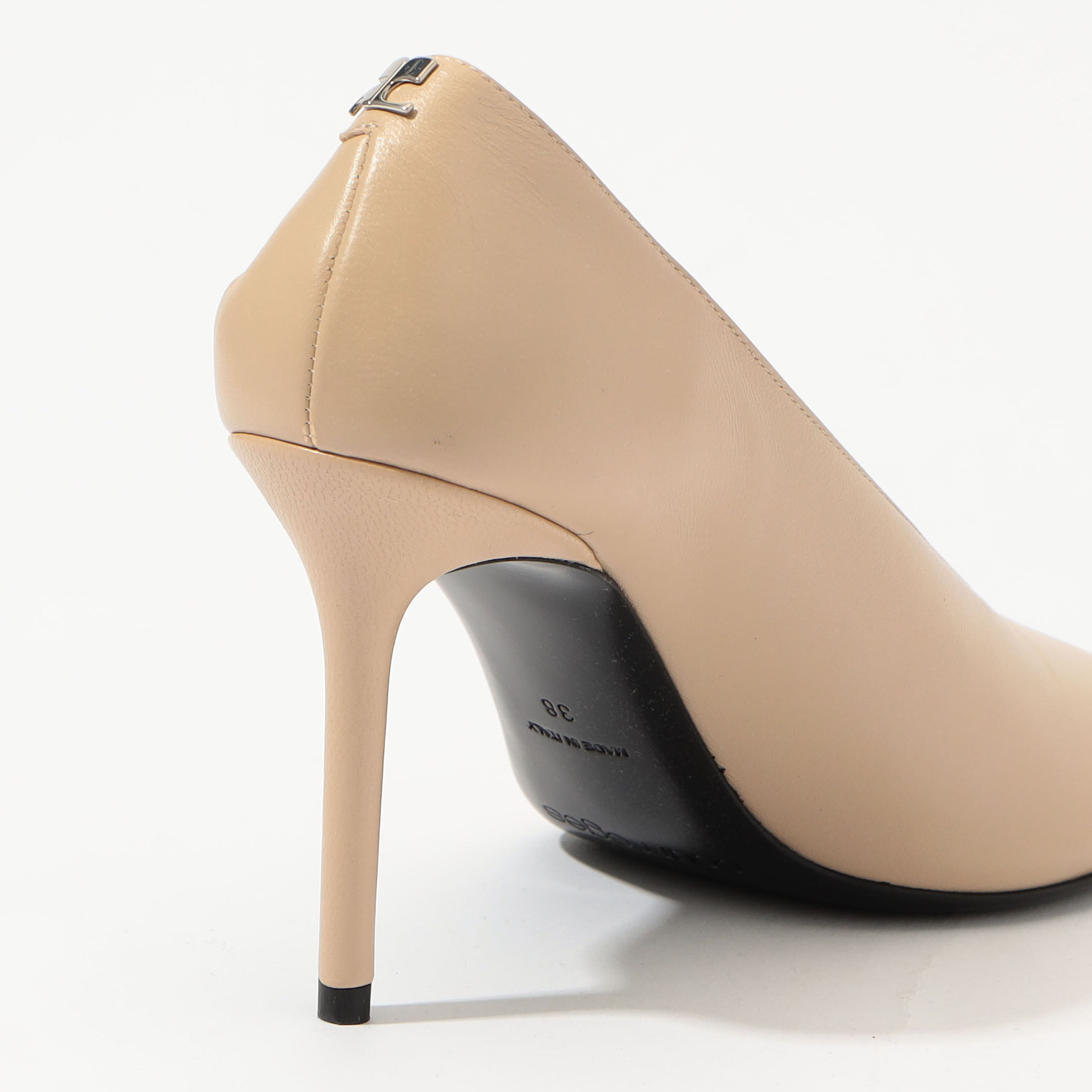 未使用級♡ペリーコ トゥモローランド別注 エナメルオープントゥパンプス 23ss チャンキーヒール パンプス メッシュ オープントゥ 太ヒール