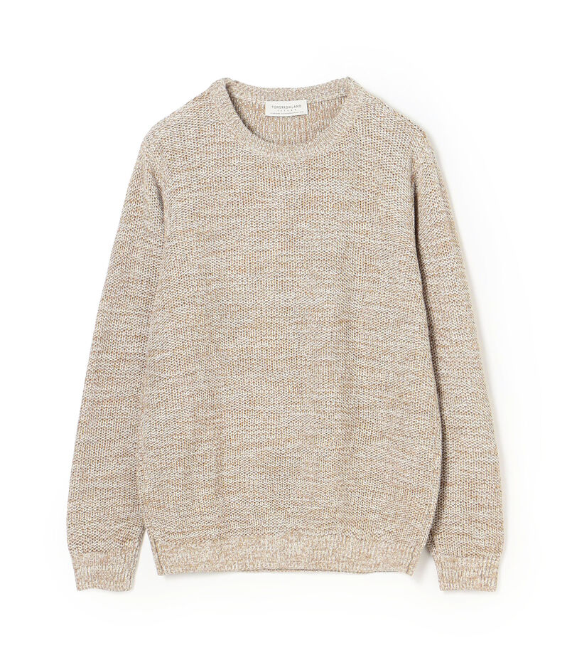 TOMORROWLAND tricot ギマコットンリネン クルーネックプルオーバー