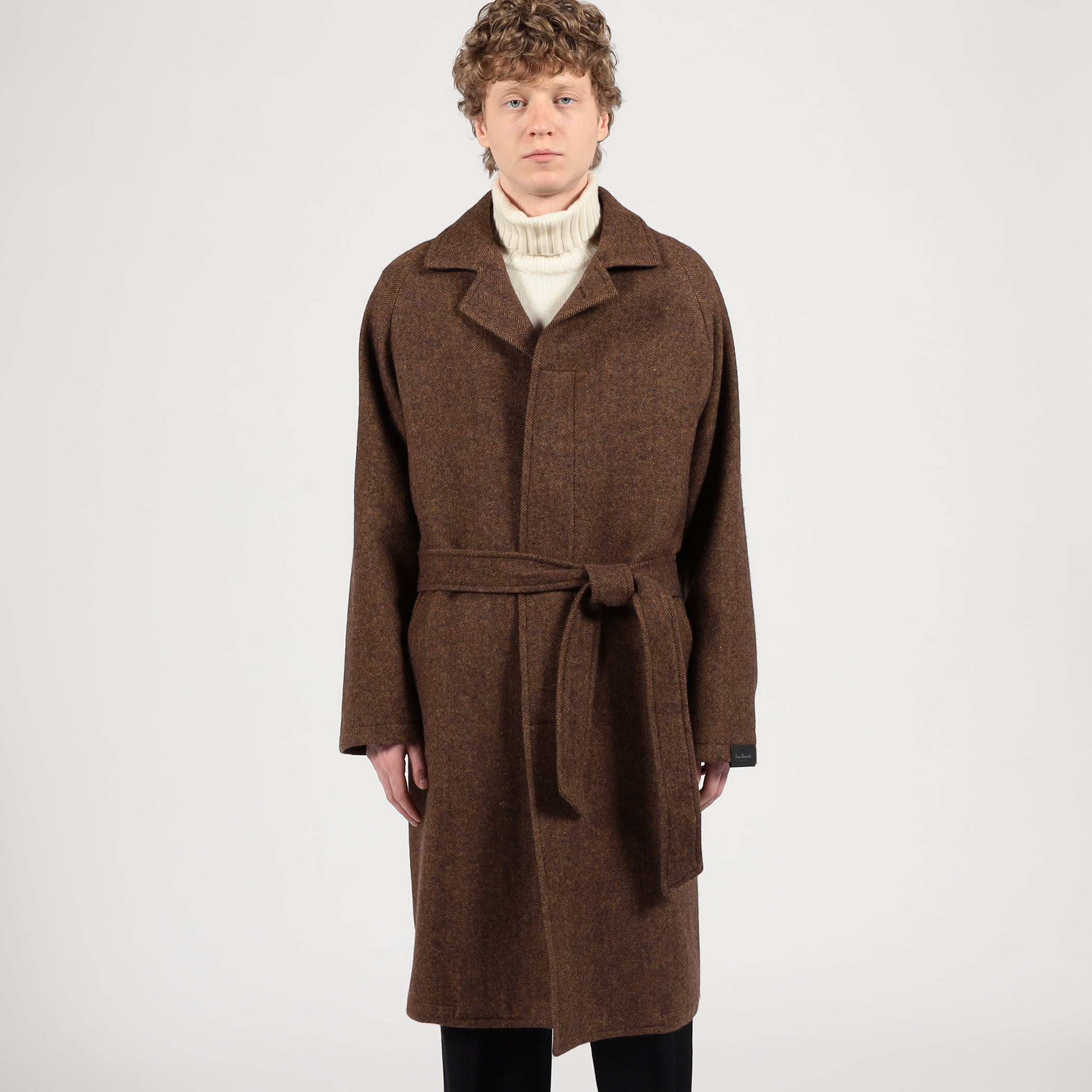 ErricoFormicola(エリコフォルミコラ) ブラウン チェスターコート ErricoFormicola(エリコフォルミコラ) ブラウン チェスター