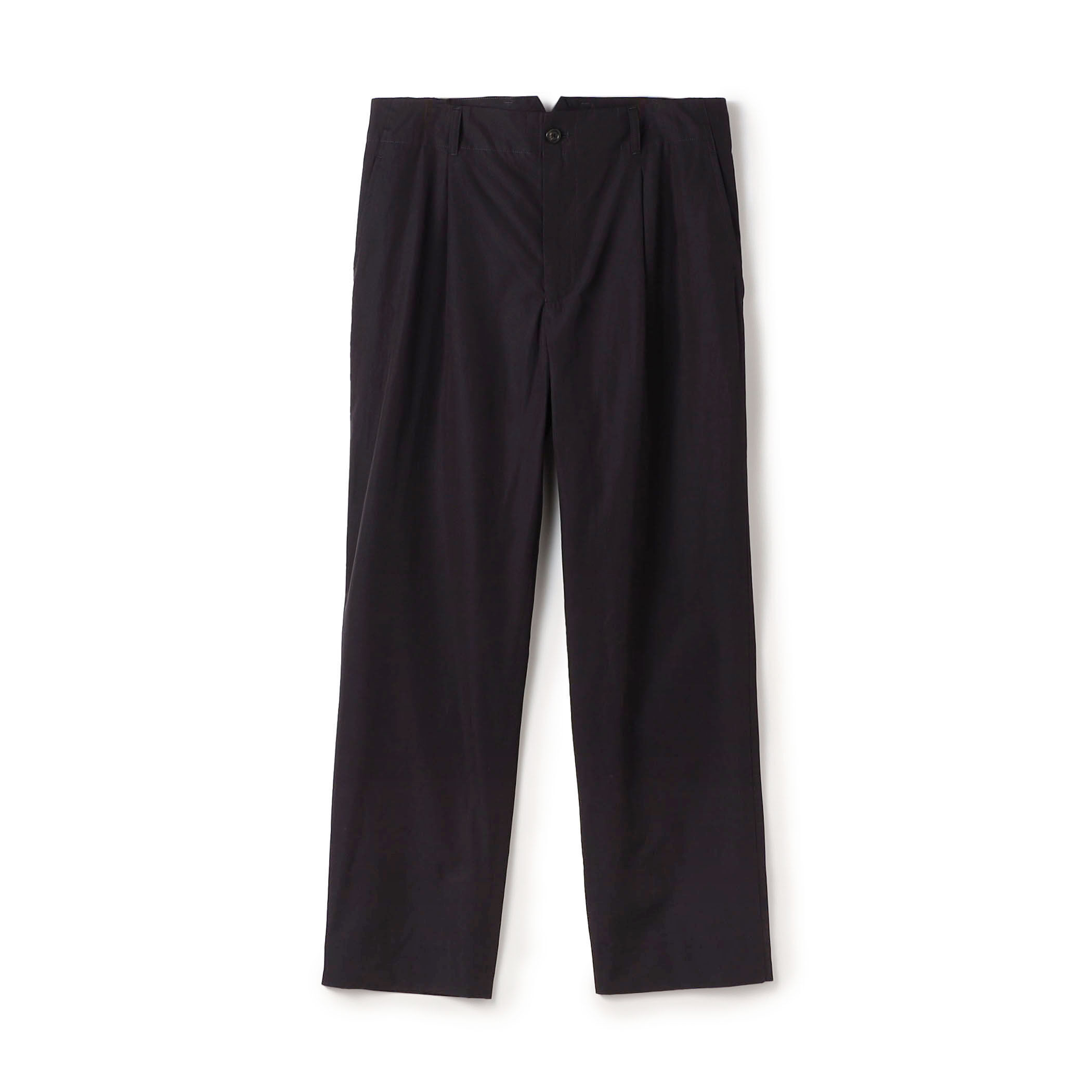 CABaN コットンポプリンタックパンツ　メンズ　黒 CABaN シャトルポプリン 1タックパンツ｜トゥモローランド 公式通販