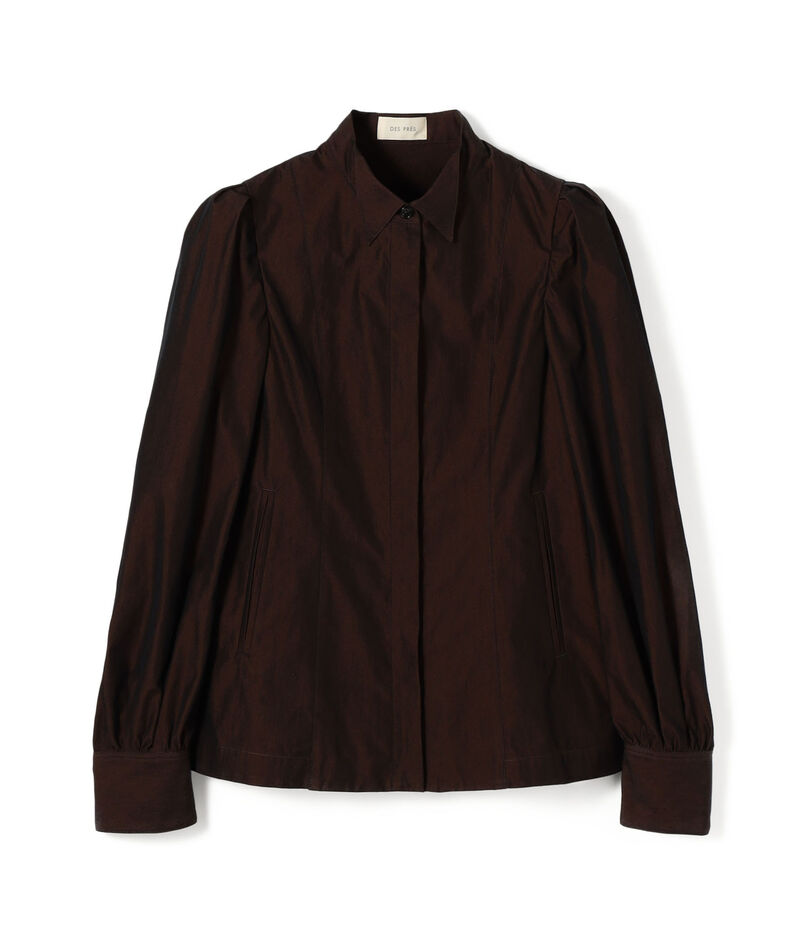 コットンドライクロス パフスリーブ ジャケット