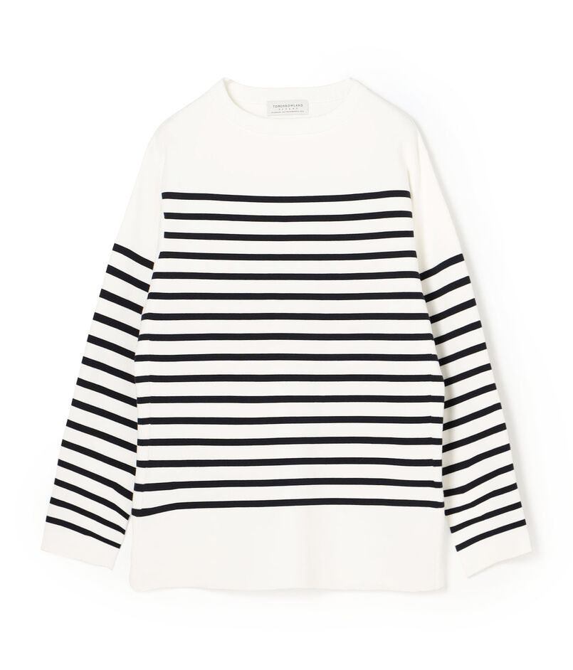 TOMORROWLAND tricot スビンコットン ニットバスクシャツ