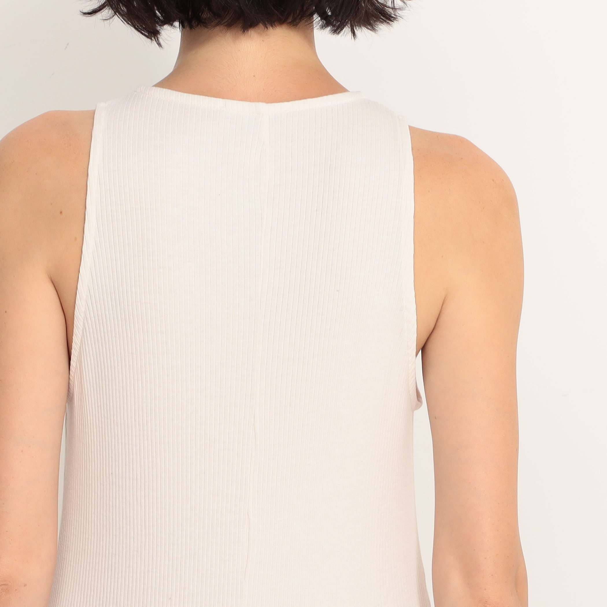 JAMES PERSE コットンポリエステル リブタンクドレス JAMES PERSE コットンポリエステル リブタンクドレス