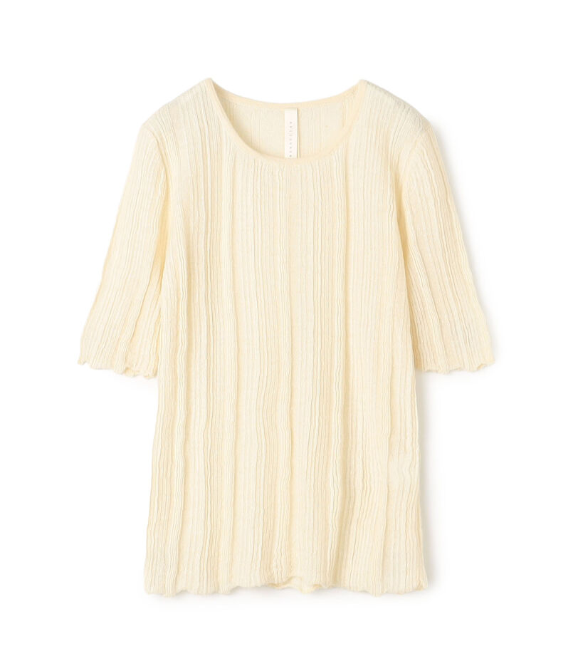 Lauren Manoogian PLISSE ハーフスリーブプルオーバー