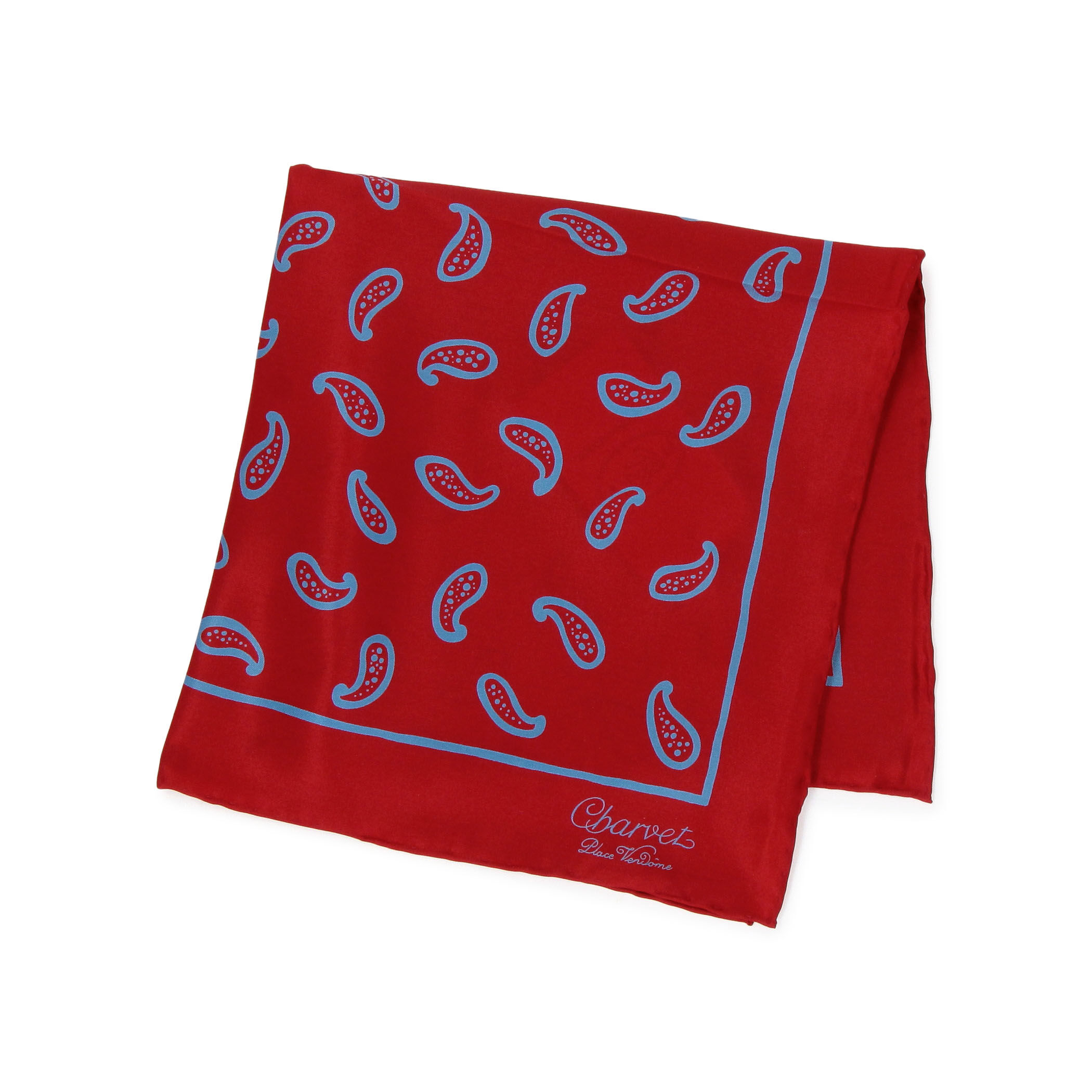Charvet シルクプリント ポケットチーフ｜トゥモローランド 公式サイト
