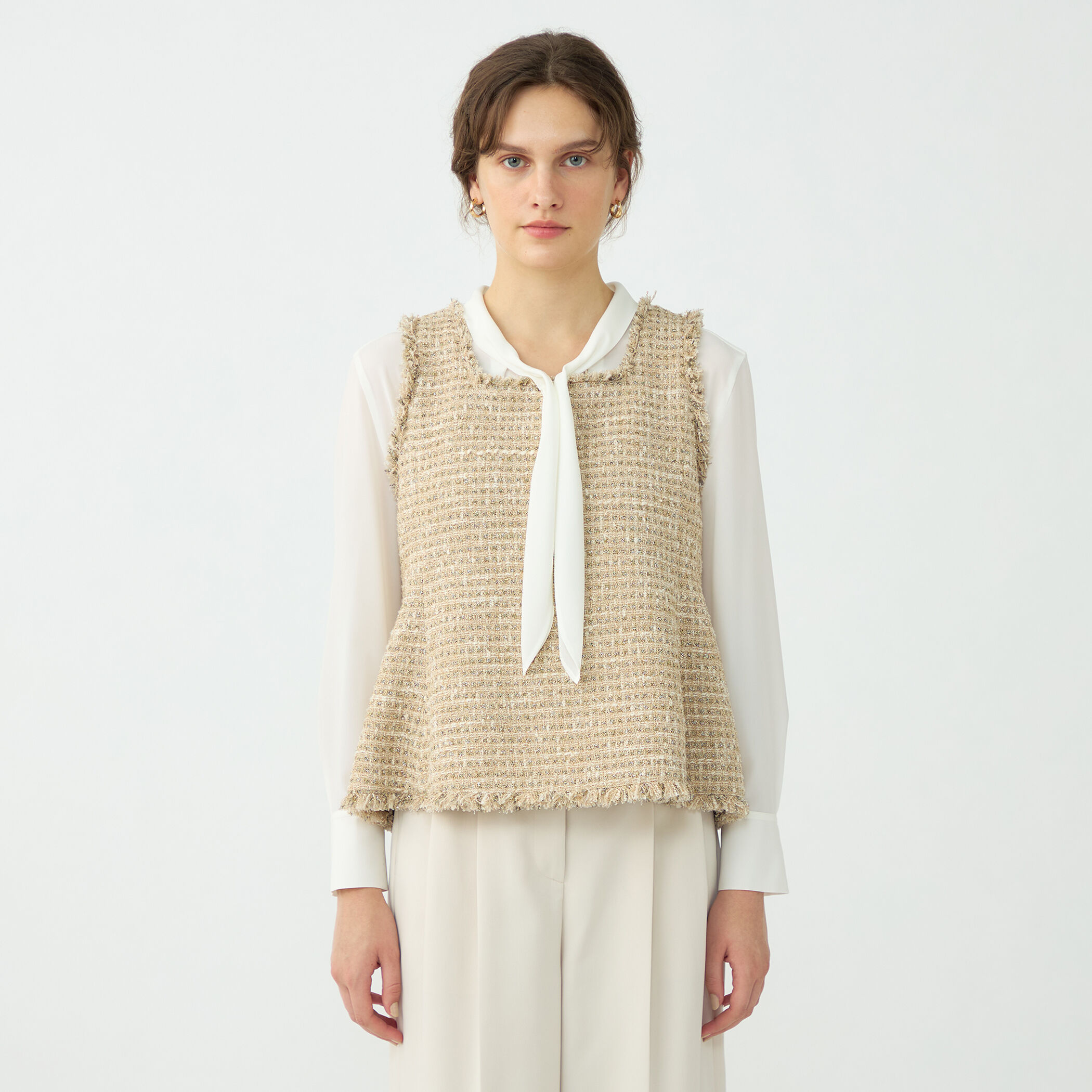 ぺぺローニツイード 2-wayフレアトップス｜トゥモローランド 公式通販