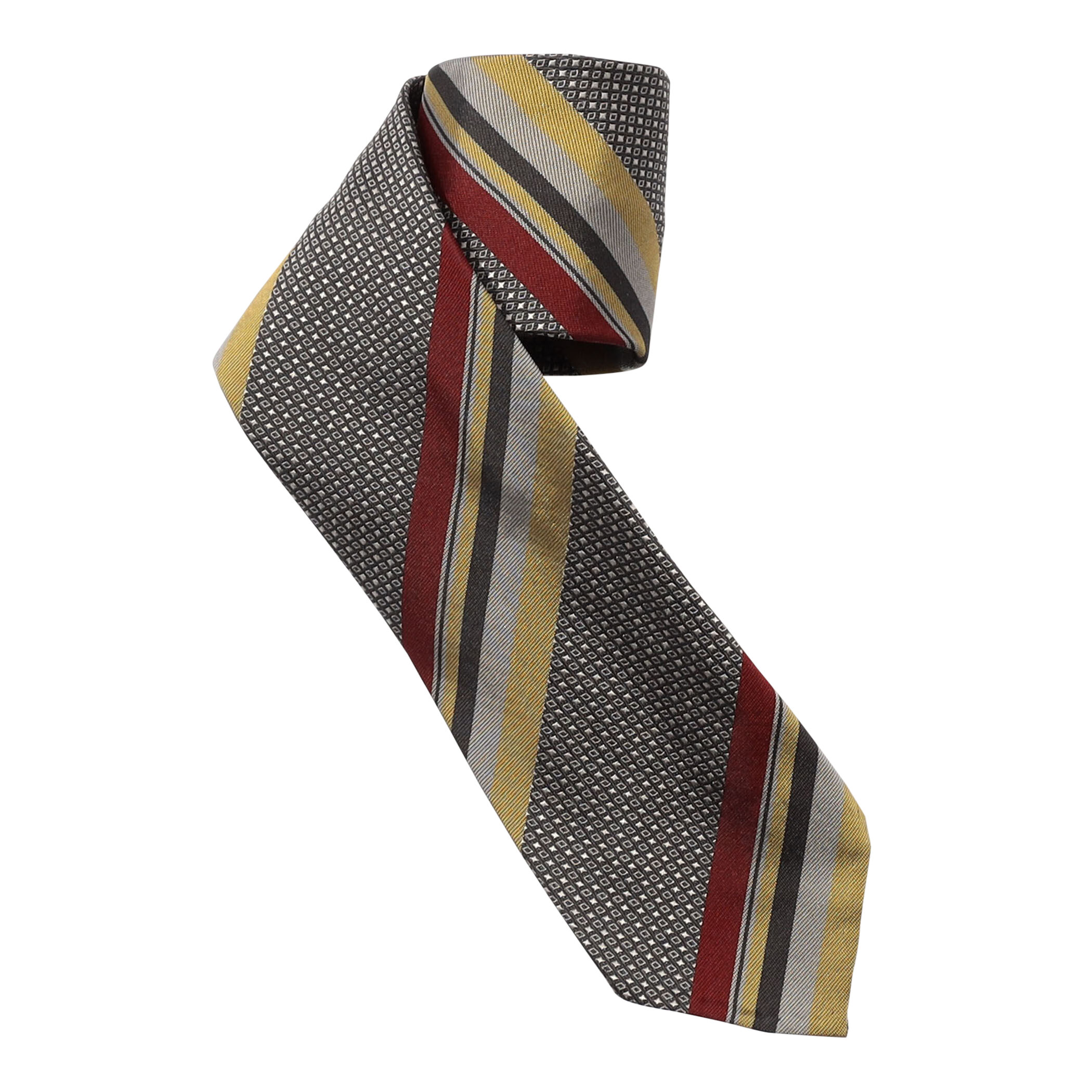 TOMORROWLAND MADE IN ITALY シルク レジメンタルネクタイ