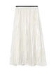【WEB先行予約】シルバーオーガンジー スイングプリーツスカート