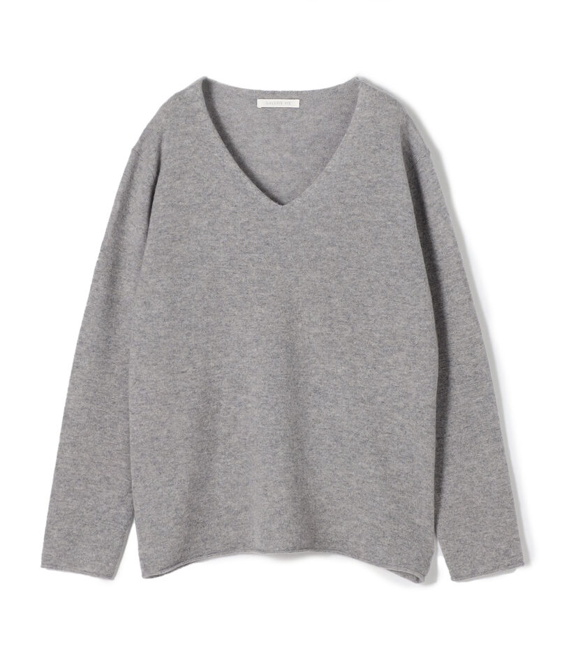 スコットランドカシミヤ Vネックプルオーバー
