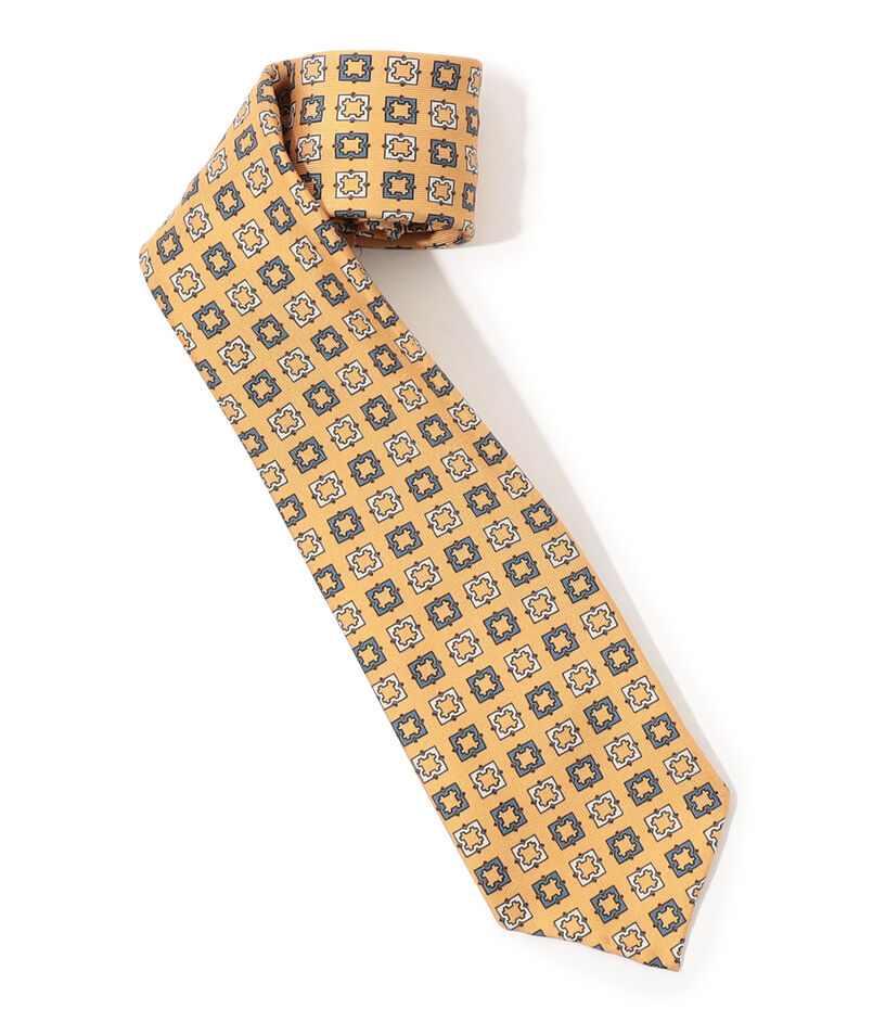 TOMORROWLAND MADE IN ITALY シルクプリント 小紋柄ネクタイ