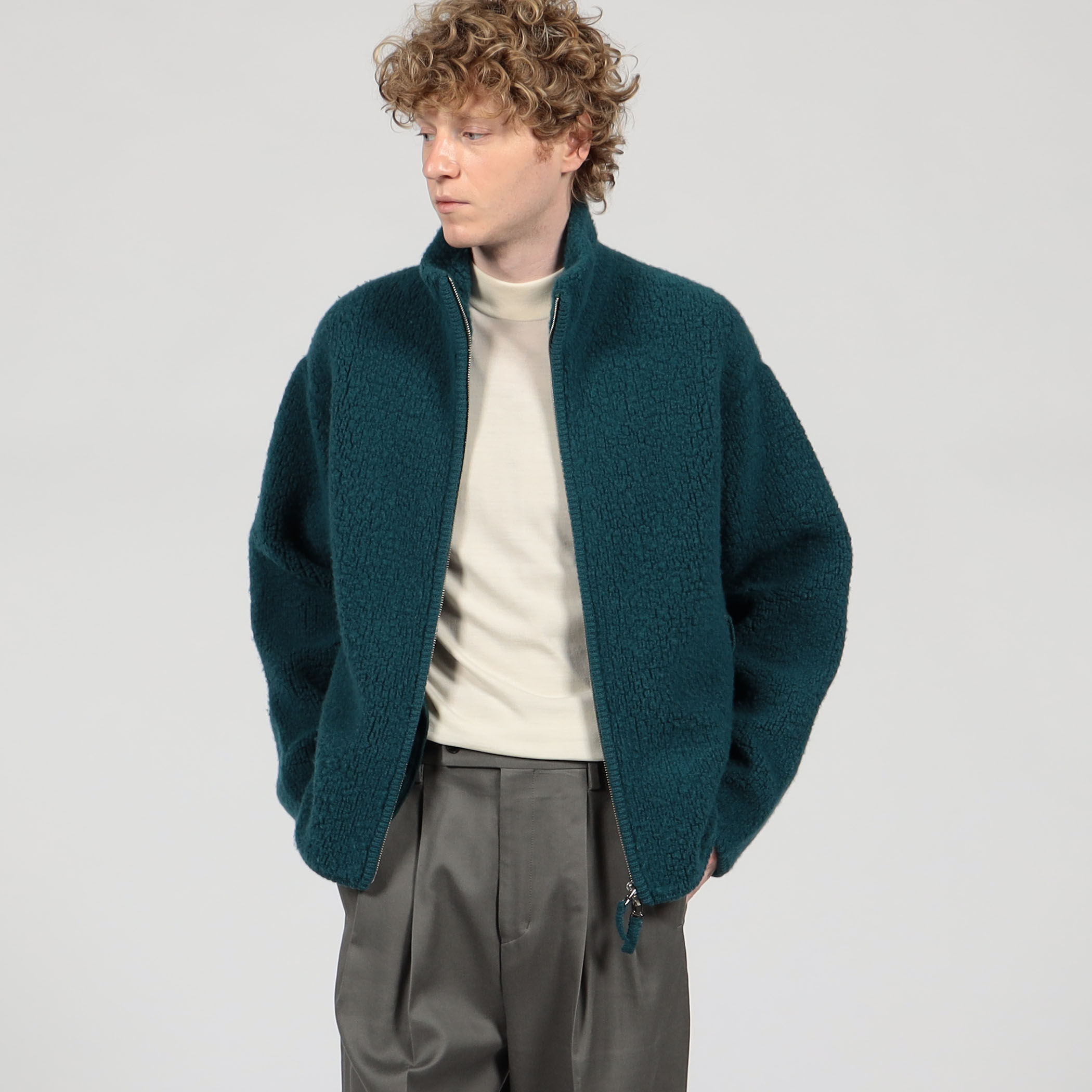 ジャケット・アウター Wool Tweed Coat / TOMORROWLAND セール】ウールツイード バルマカーンコート Fox Tweed（その他