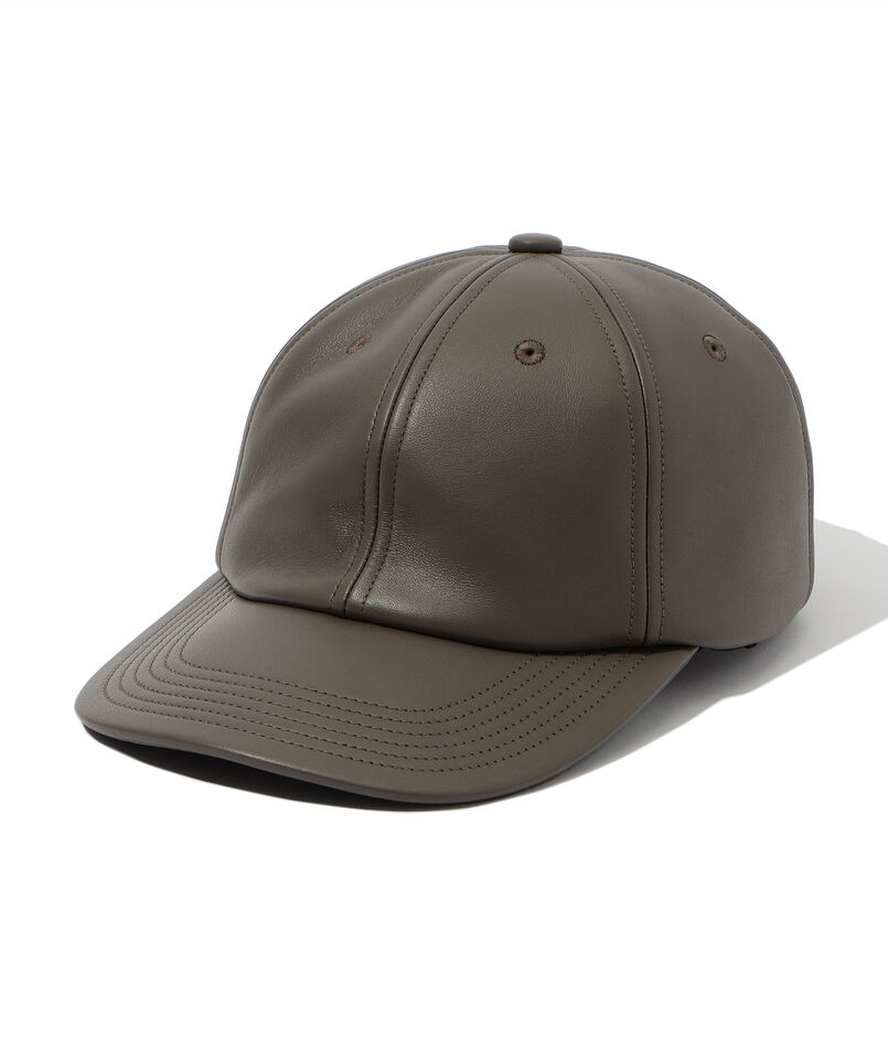 KIJIMA TAKAYUKI LAMBSKIN 6PANEL CAP