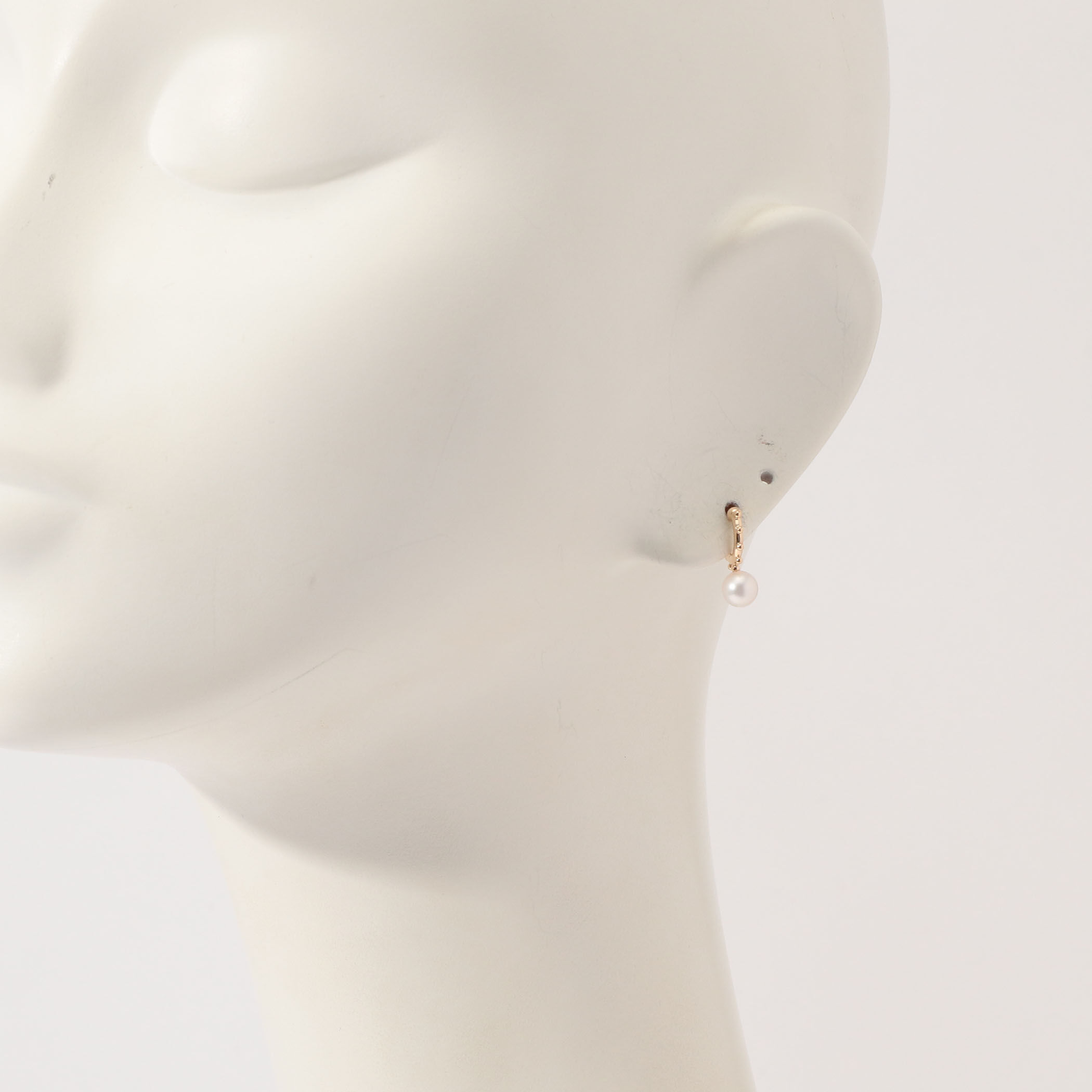 商品画像：Sea Anemone パール ハギーフープ ピアス S サイズ(SA02KPE 4