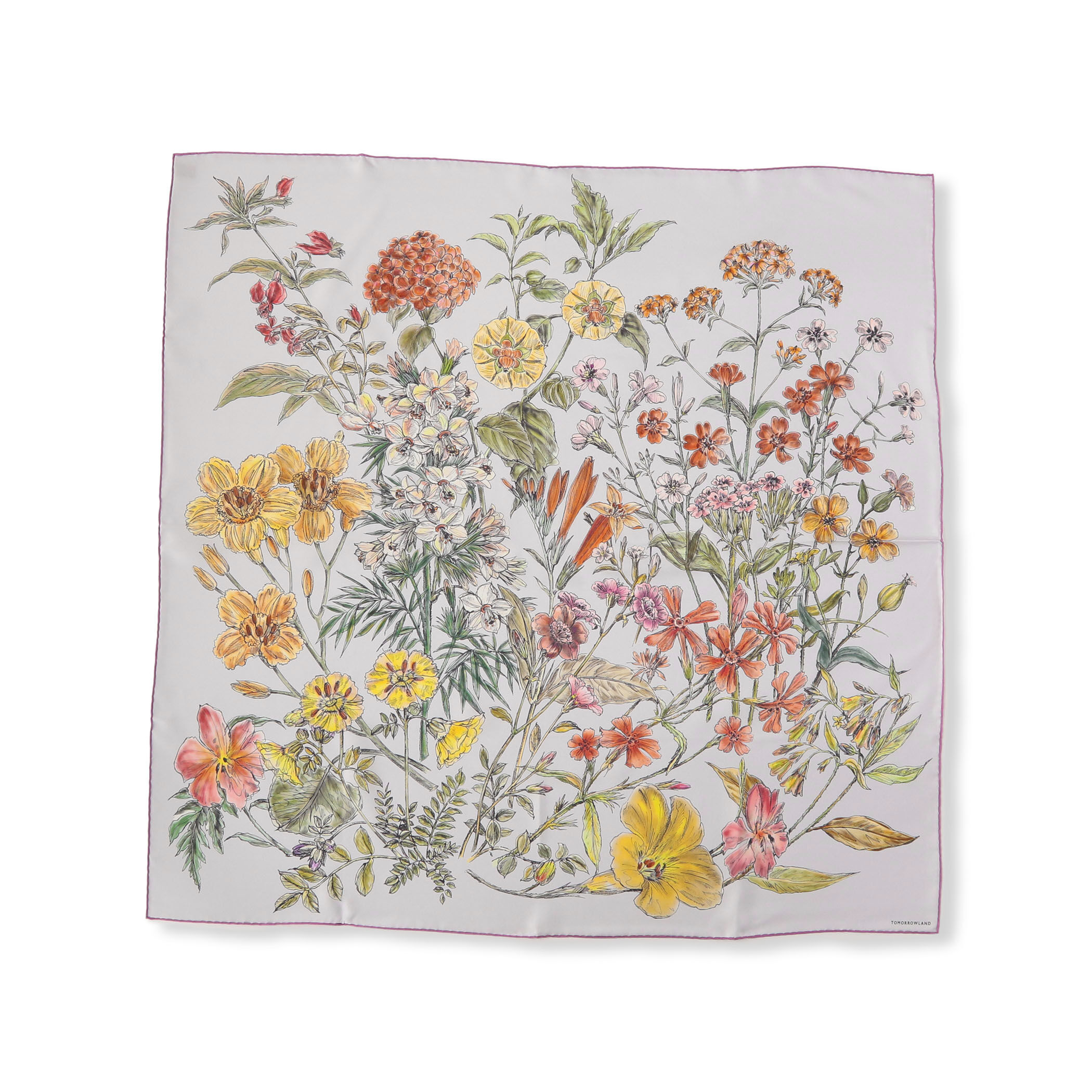 TOMORROWLAND FLOWER SQUARE スカーフ｜トゥモローランド 公式通販