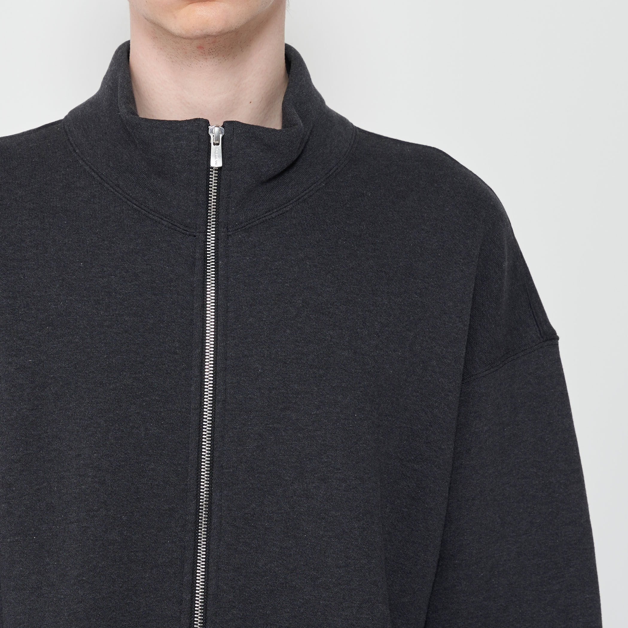 ヴィ・トゥエルヴ 2021年モデル ハーフジップ ジャケット◆ブラック XL holk Half Zip Jacket(Lamb Short Beaver), Charcoal – Keylime Tokyo