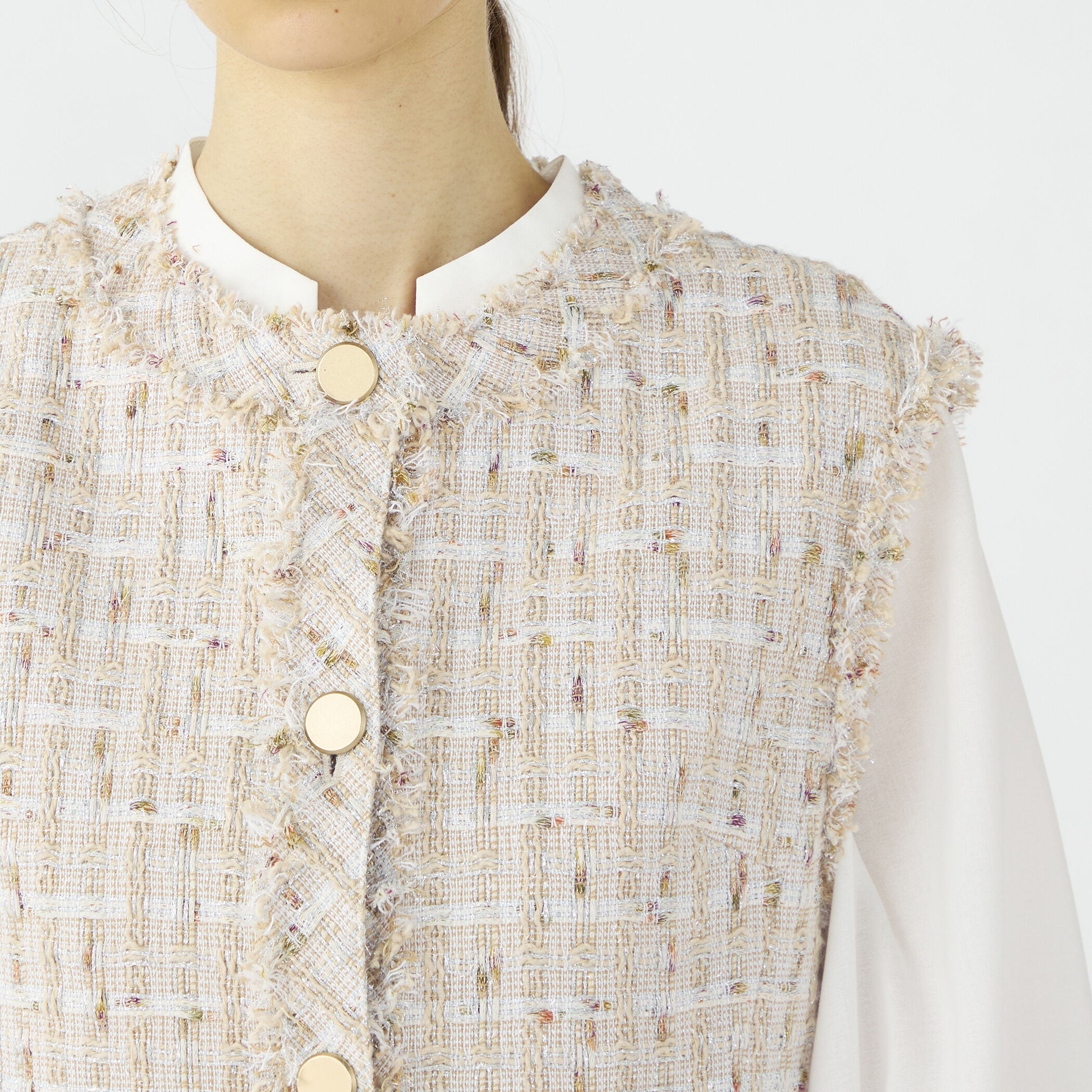 トゥモローランド BALLSEY Mille-feuille クルーネックジレ Mille-feuille クルーネックジレ｜トゥモローランド 公式サイト