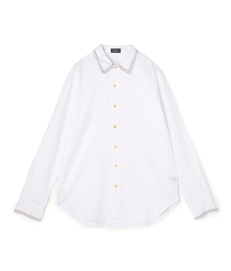 JUPE BY JACKIE Camelot リネン エンブロイダリーシャツ