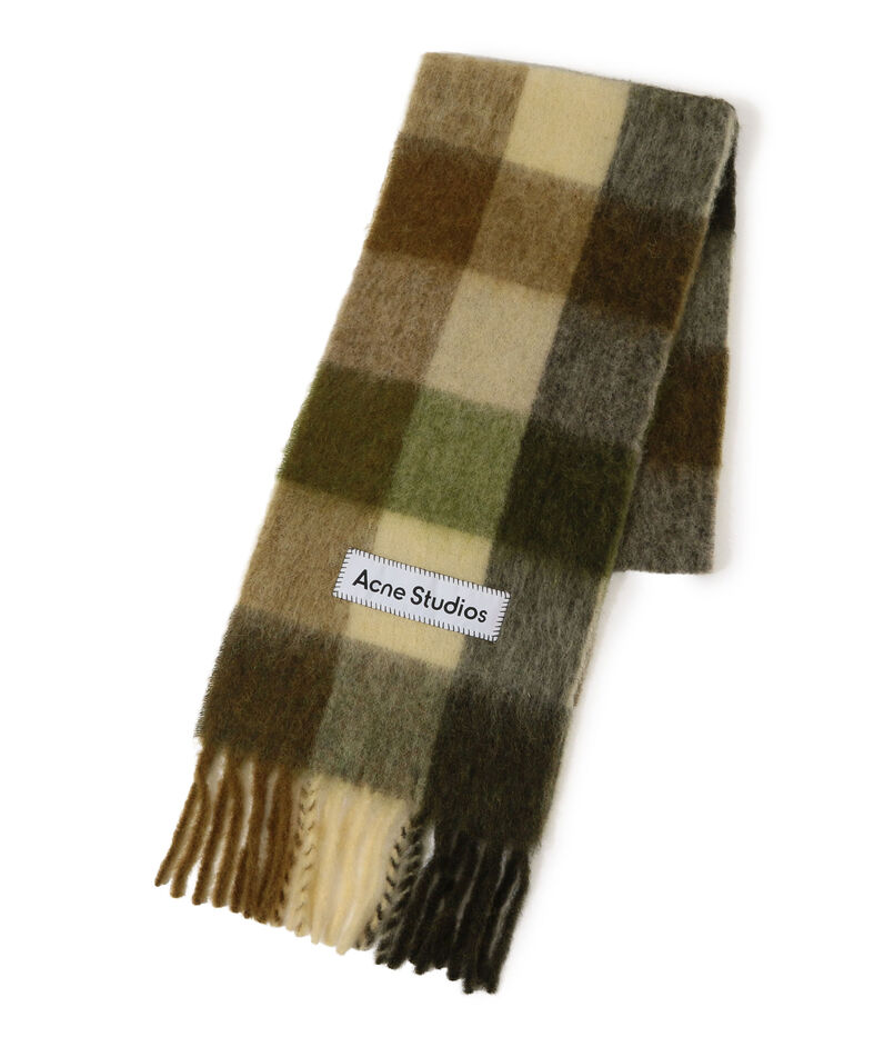 Acne Studios モヘヤチェックスカーフ