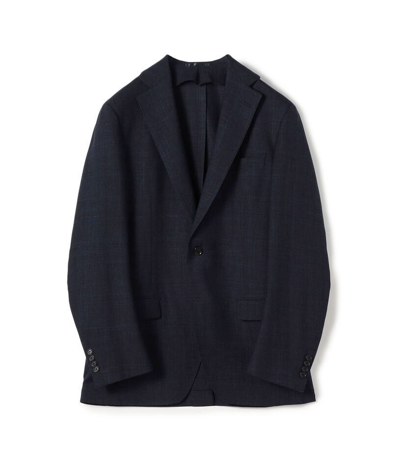 SUMMER TIME ウールシルクリネン シングルブレステッド 2Bジャケット LORO PIANA