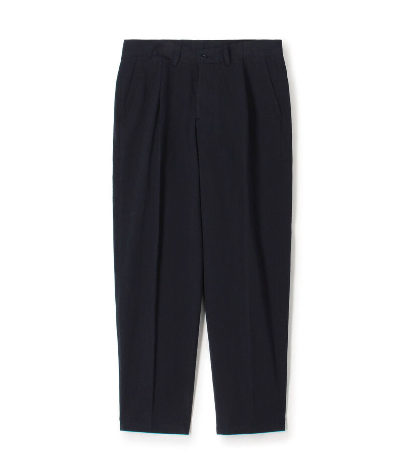 【別注】Salvatore Piccolo MARCELLO コットンシアサッカー 1プリーツテーパードパンツ