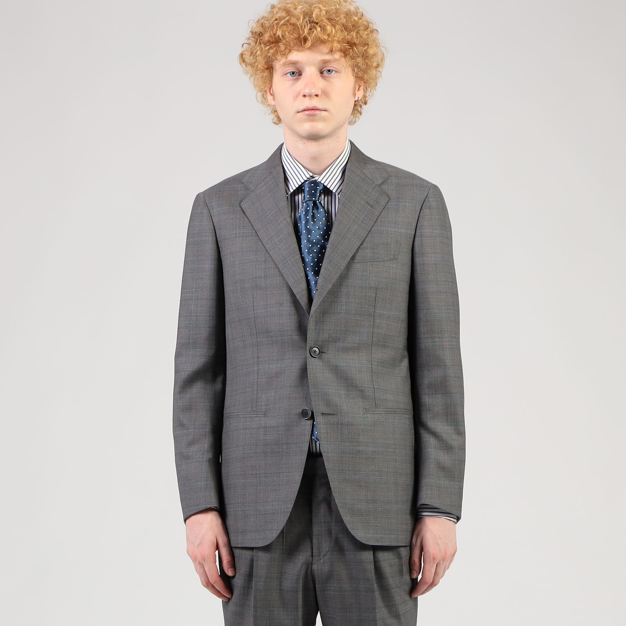 Super170'sウール 段返り3Bスーツ ERMENEGILDO ZEGNA 15MILMIL15 MADE IN JAPAN｜トゥモローランド  公式通販