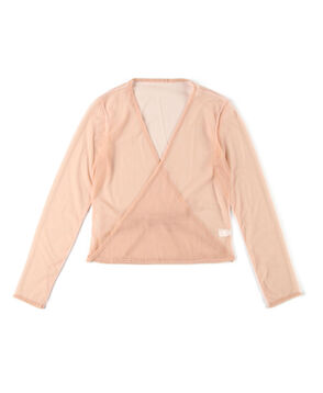 SIMONE WILD NET WRAP BROUSE シアーラップブラウス