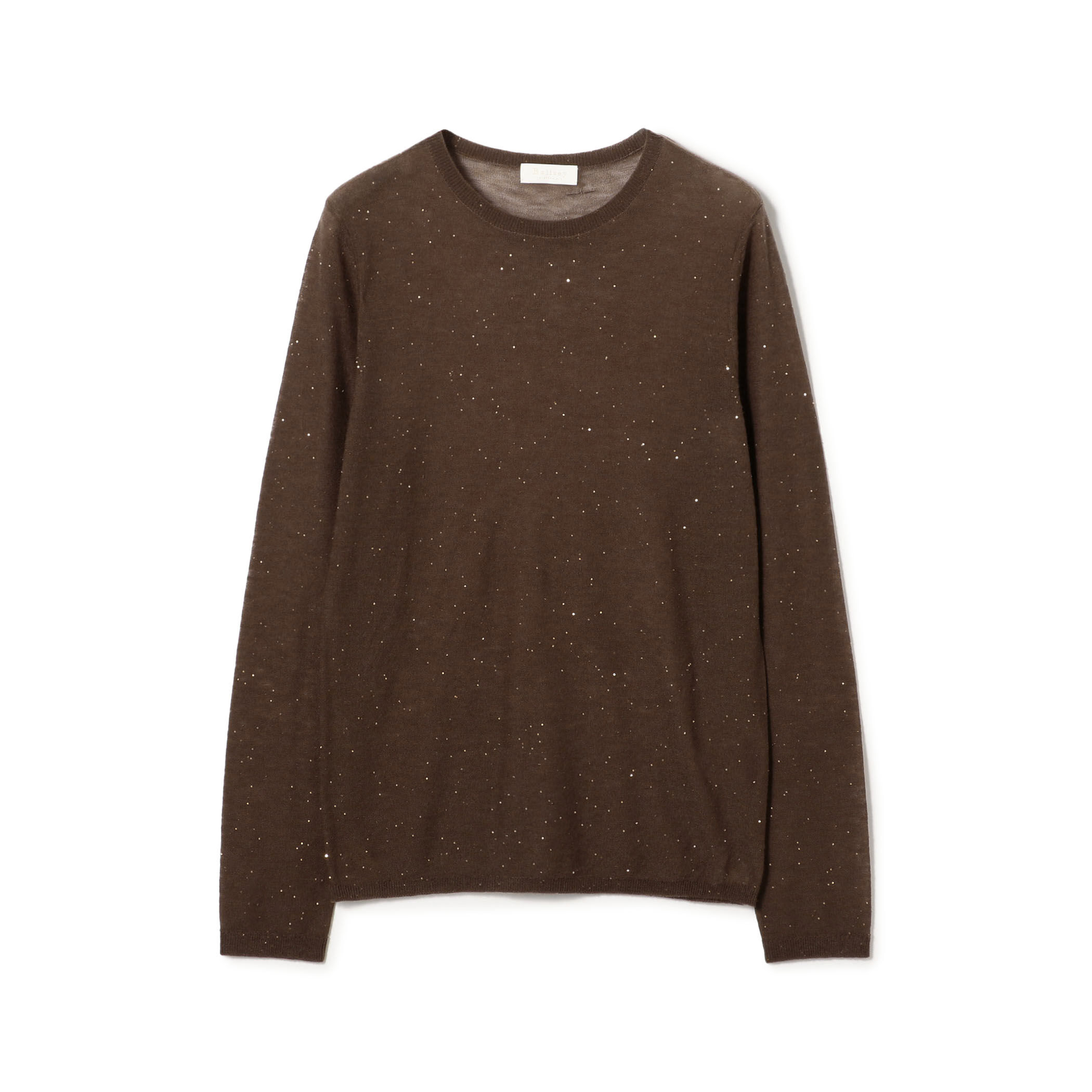 ボールジー トゥモローランド 24AW ラメスパンコール ニット セーター セール】 ラメスパンコールモヘヤ ペプラムプルオーバー （ニット