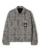 グレンチェックジャカード ブルゾン