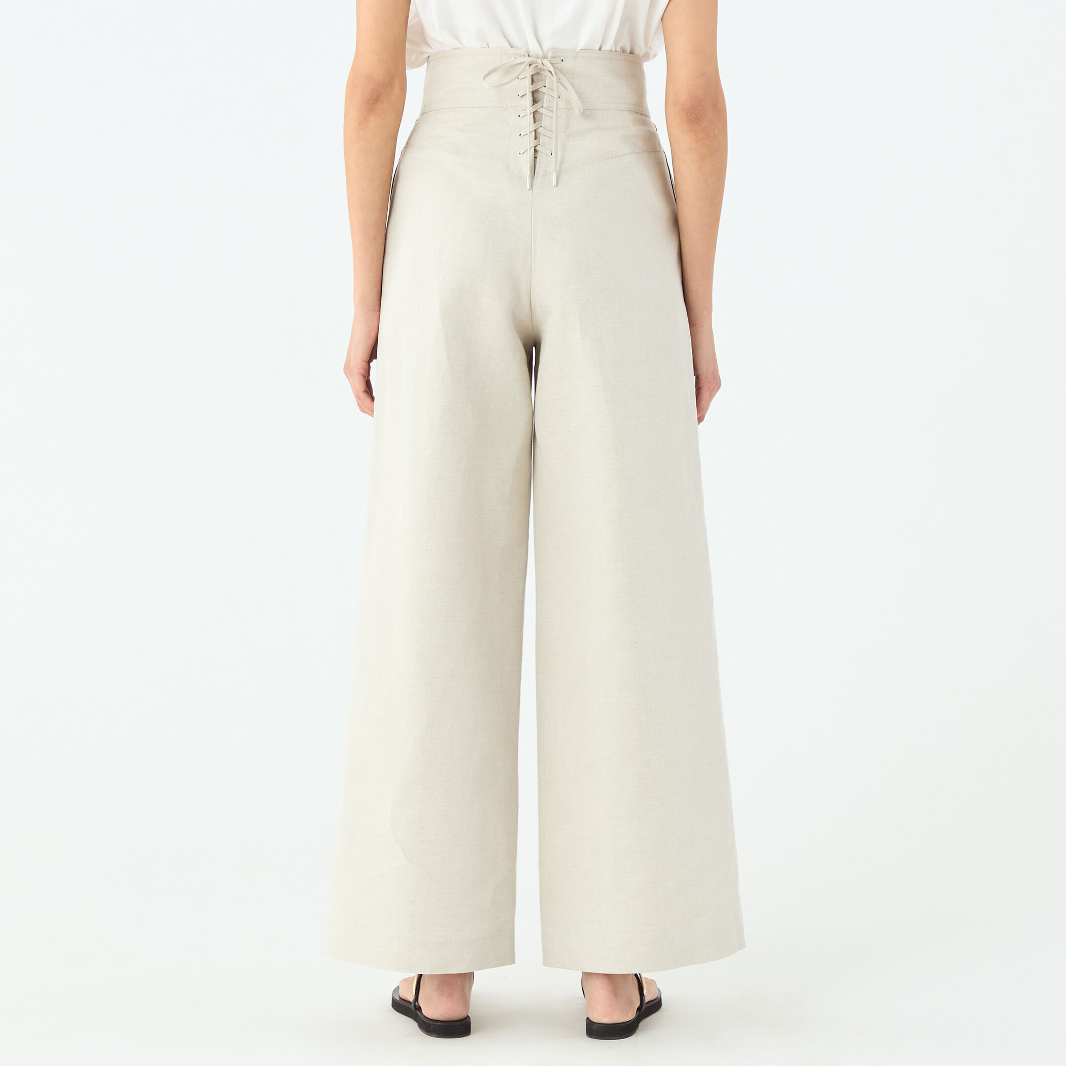 ドゥーブルメゾン ベーカリーパンツ アイボリー ドゥーブルメゾン ベーカリーパンツ アイボリー ドゥーブルメゾン