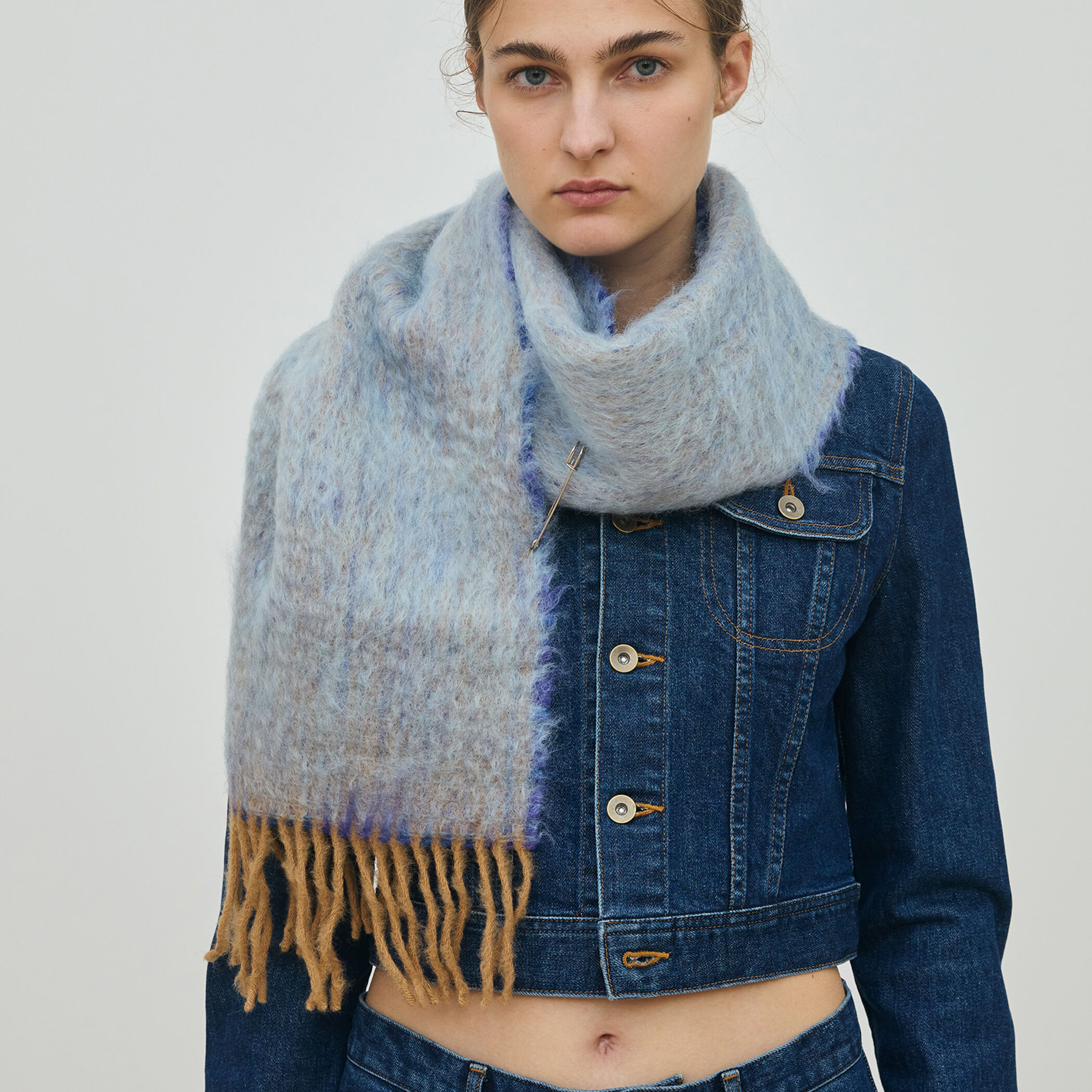 814 EZCARAY Coco モヘヤストール｜トゥモローランド 公式通販