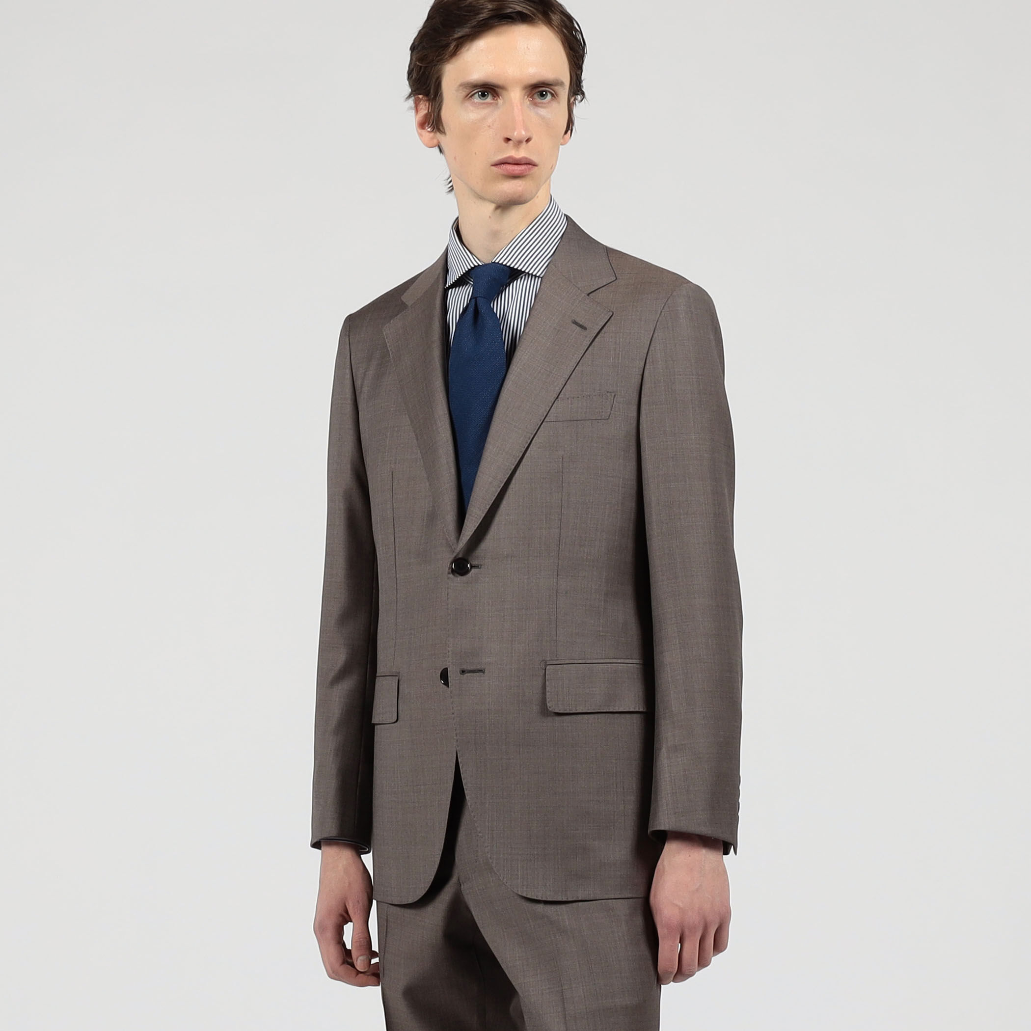 超爆安 TROFEO ウール シングルブレステッド2Bスーツ E.Zegna スーツ