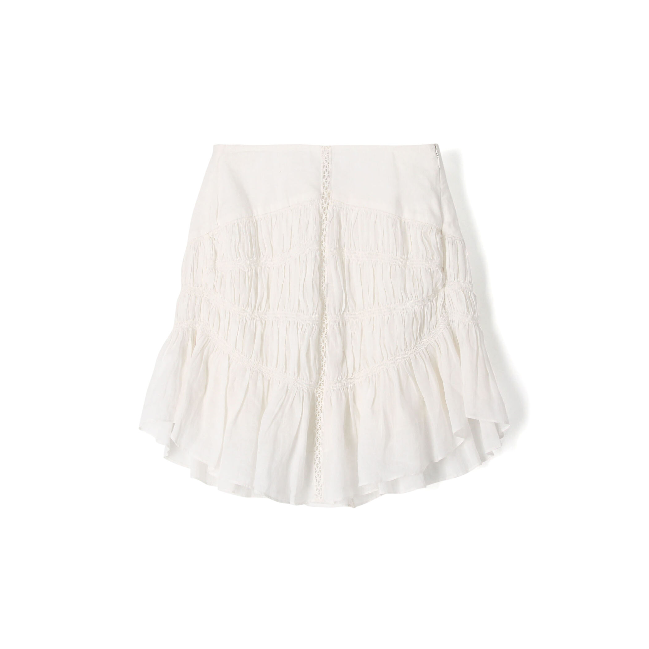 ISABEL MARANT SIDNEY リネン フリルミニスカート