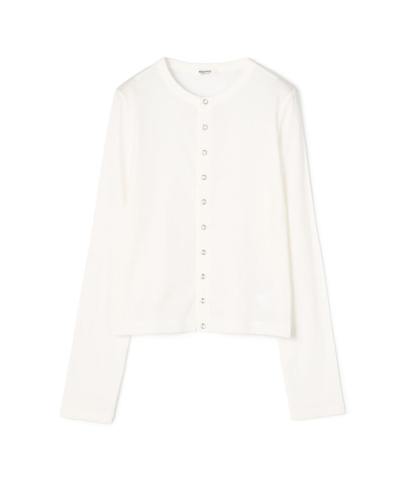 【WEB先行予約】ハイゲージジャージー クルーネックカーディガン