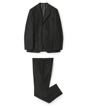 ウールフランネル シングルブレステッド3Bスーツ FOX FLANNEL