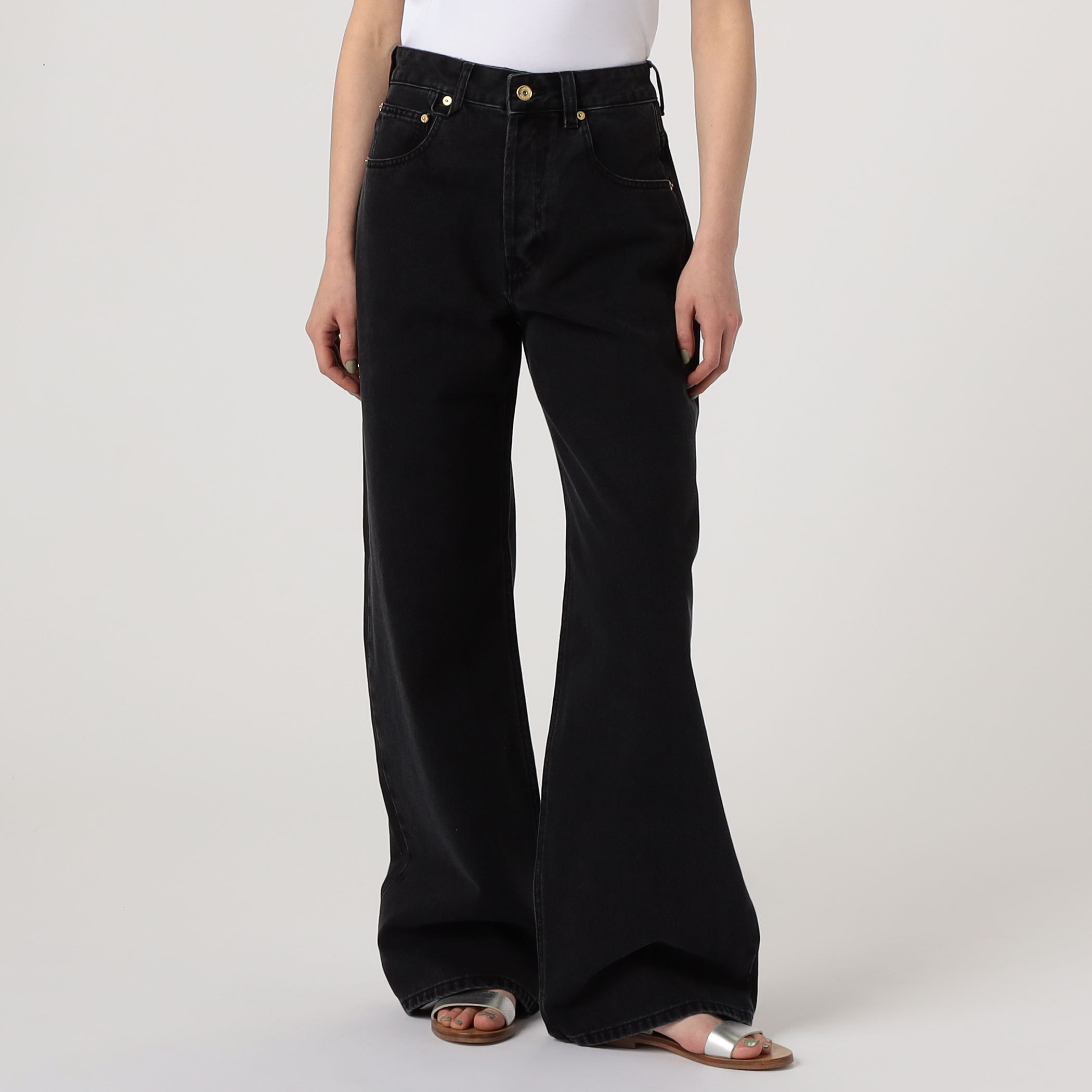 □JACQUEMUS LE DE-NIMES LARGE コットン デニムパンツ