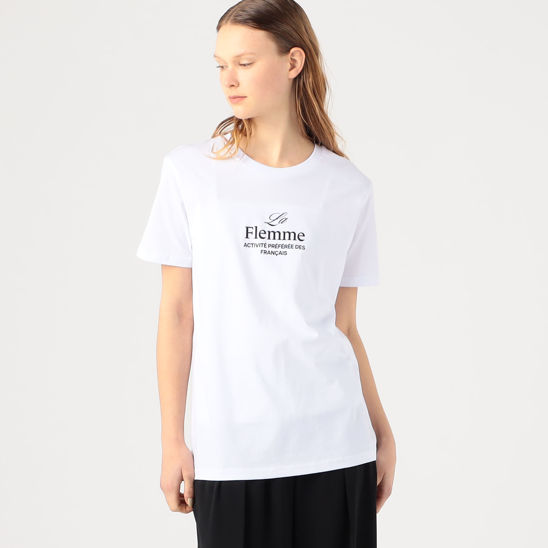 TOMORROWLAND / トゥモローランド Les Petits Basics La Flemme Tシャツ Les Petits Basics art de vivre Tシャツ｜トゥモローランド