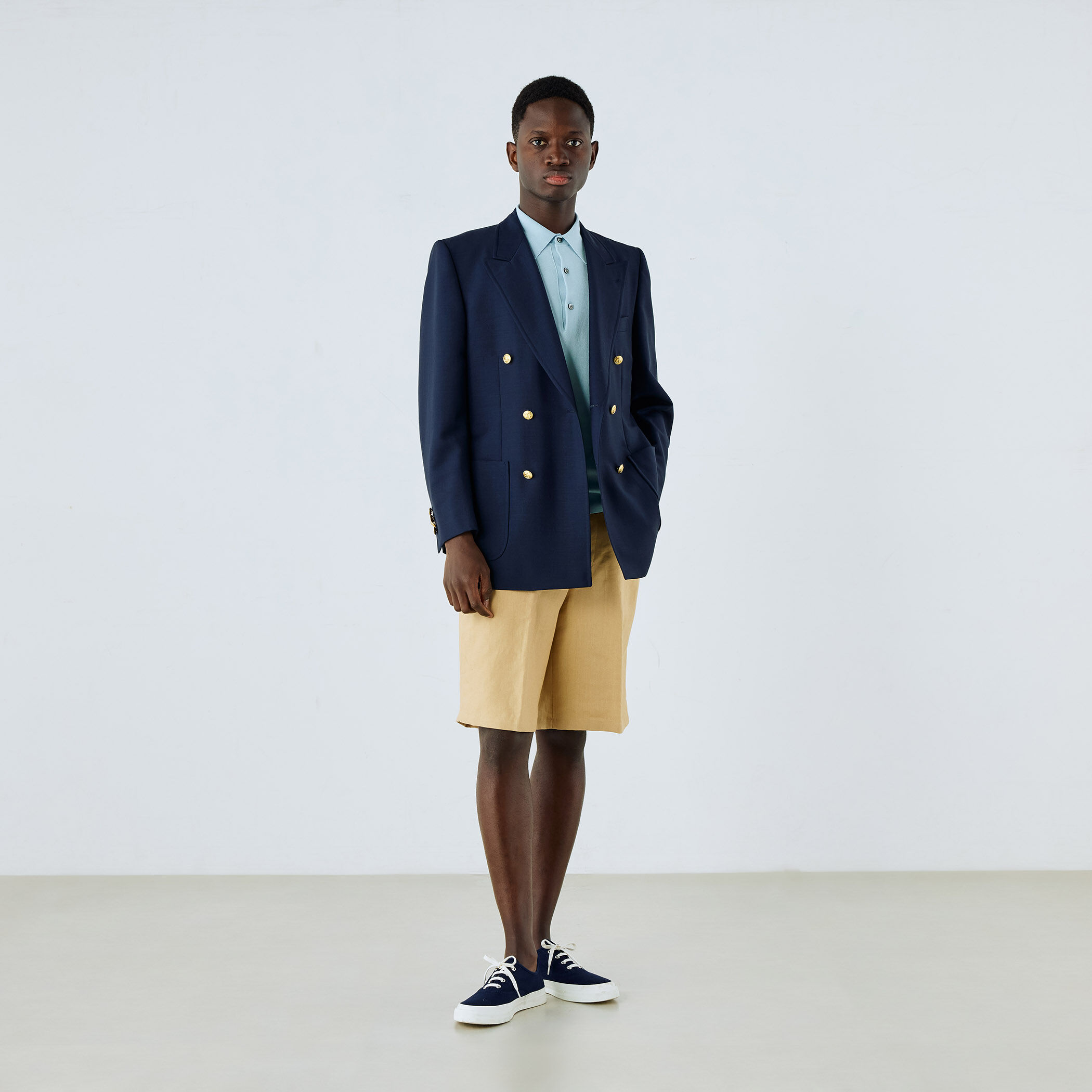 シルクコットン ニットポロシャツ｜トゥモローランド 公式通販