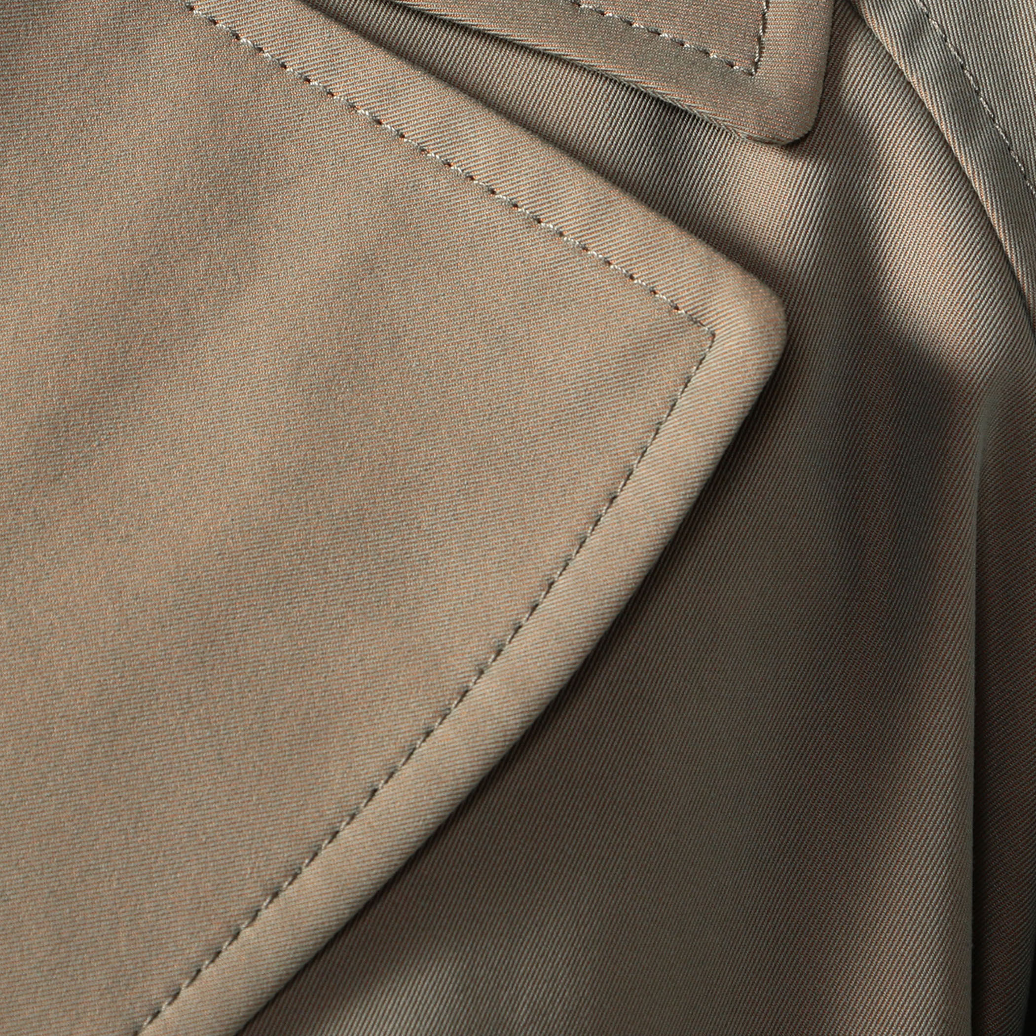 CABaN コットンポリエステルシャンブレー オーバーサイズトレンチ