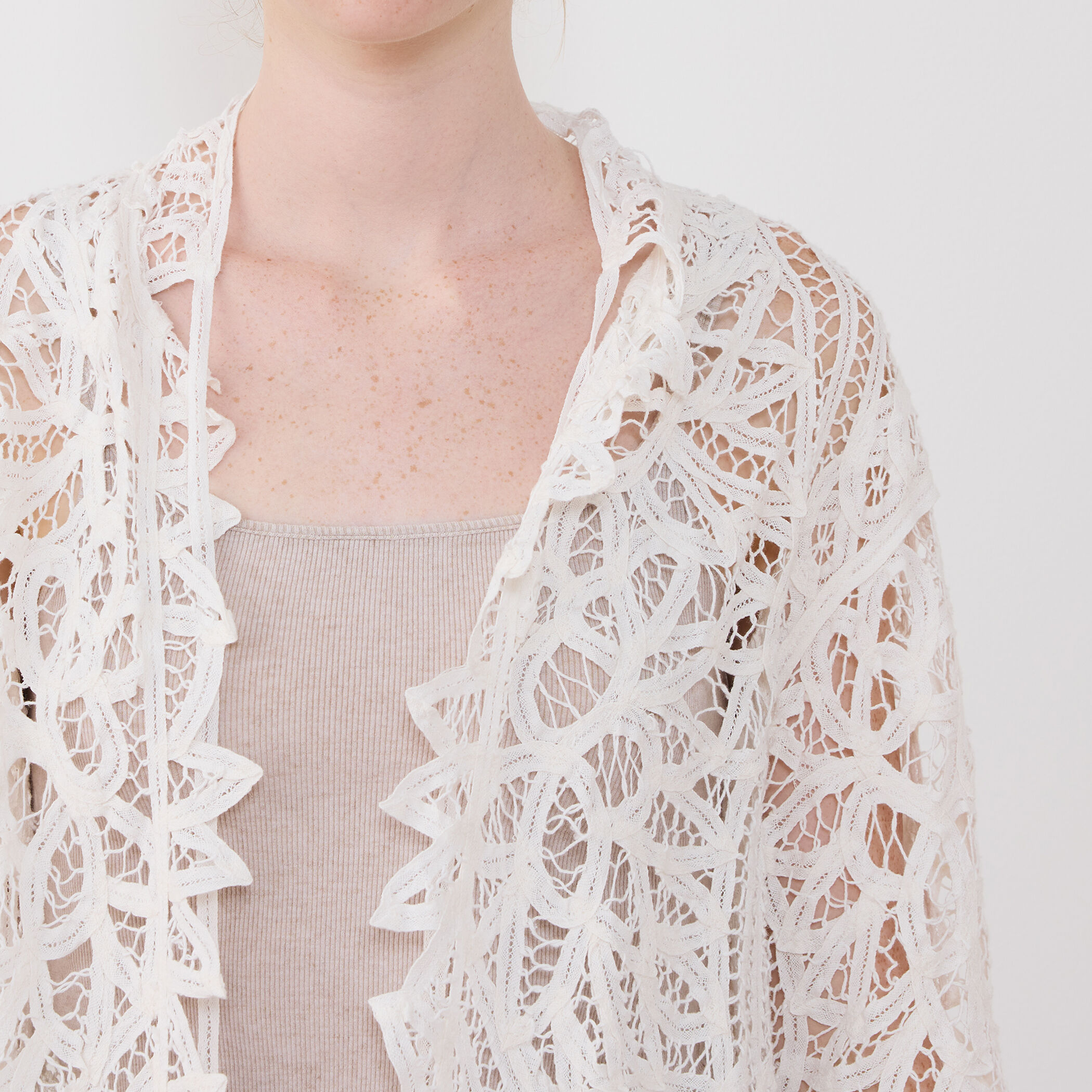 バテンレース シャツジャケット｜トゥモローランド 公式通販