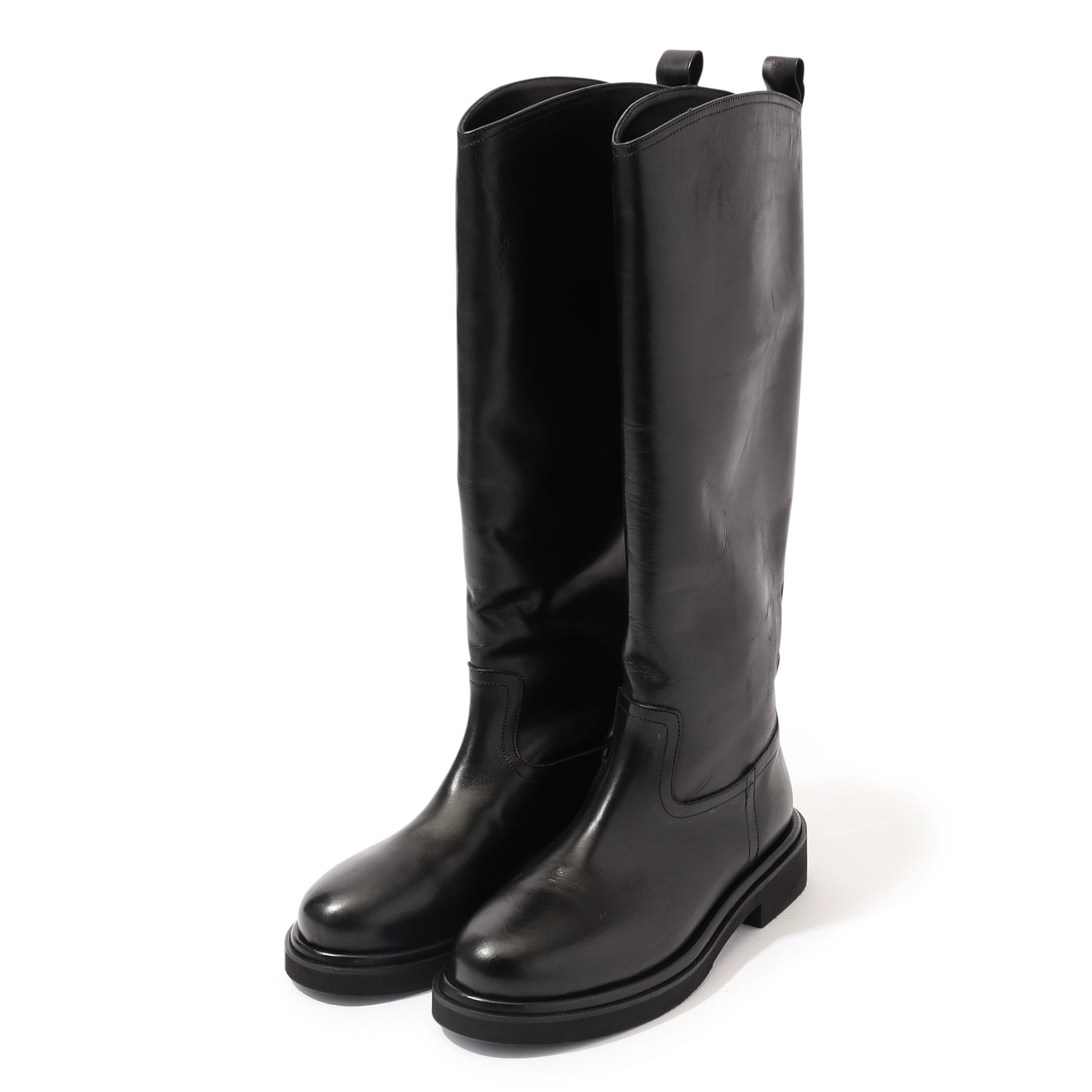 トゥモローランド ロングブーツ 新品 TOMORROWLAND 日本製 本革ロング