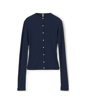 babaco Twisted Cotton Cardigan コットン カーディガン