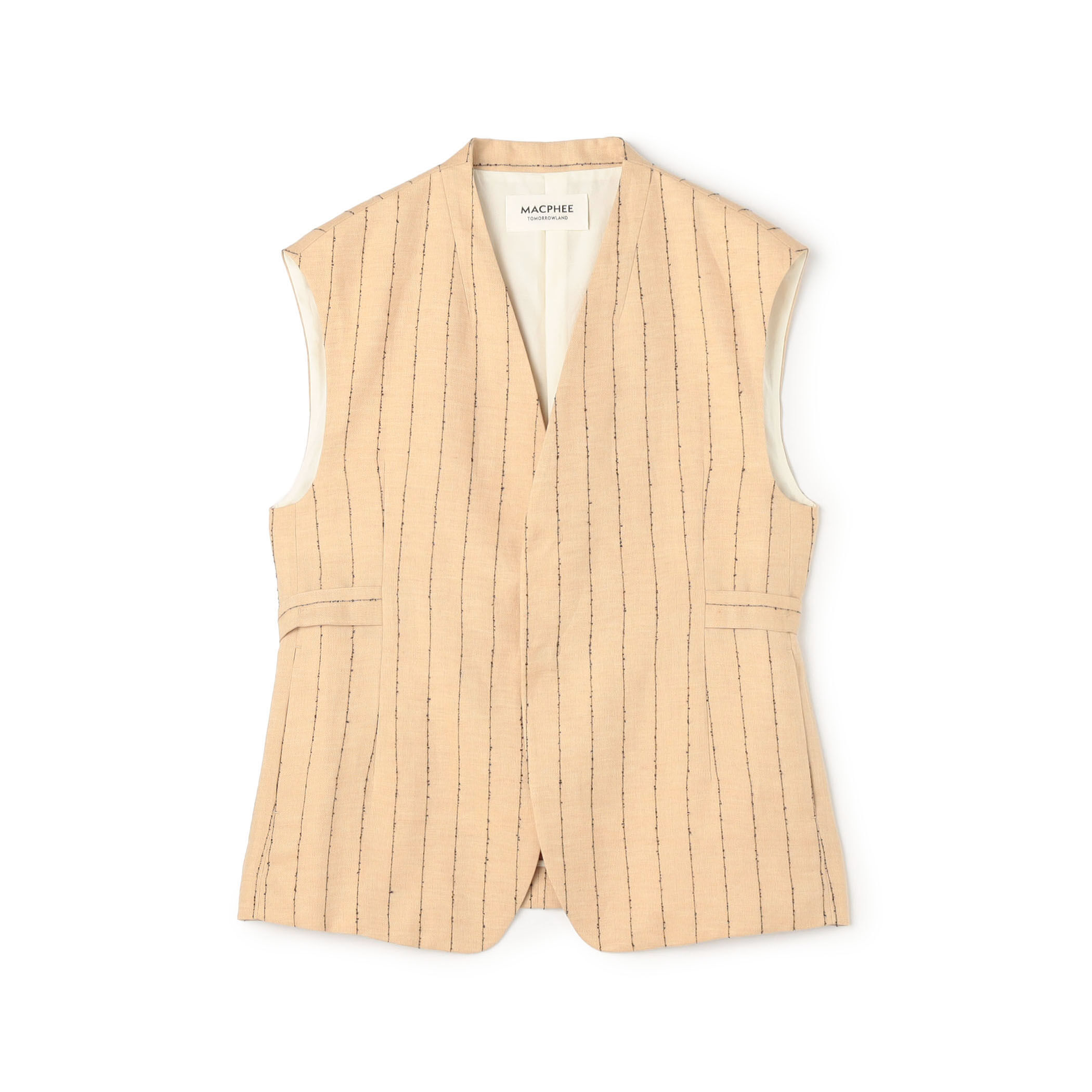 ダブルカバーリネン ジレ｜トゥモローランド 公式通販