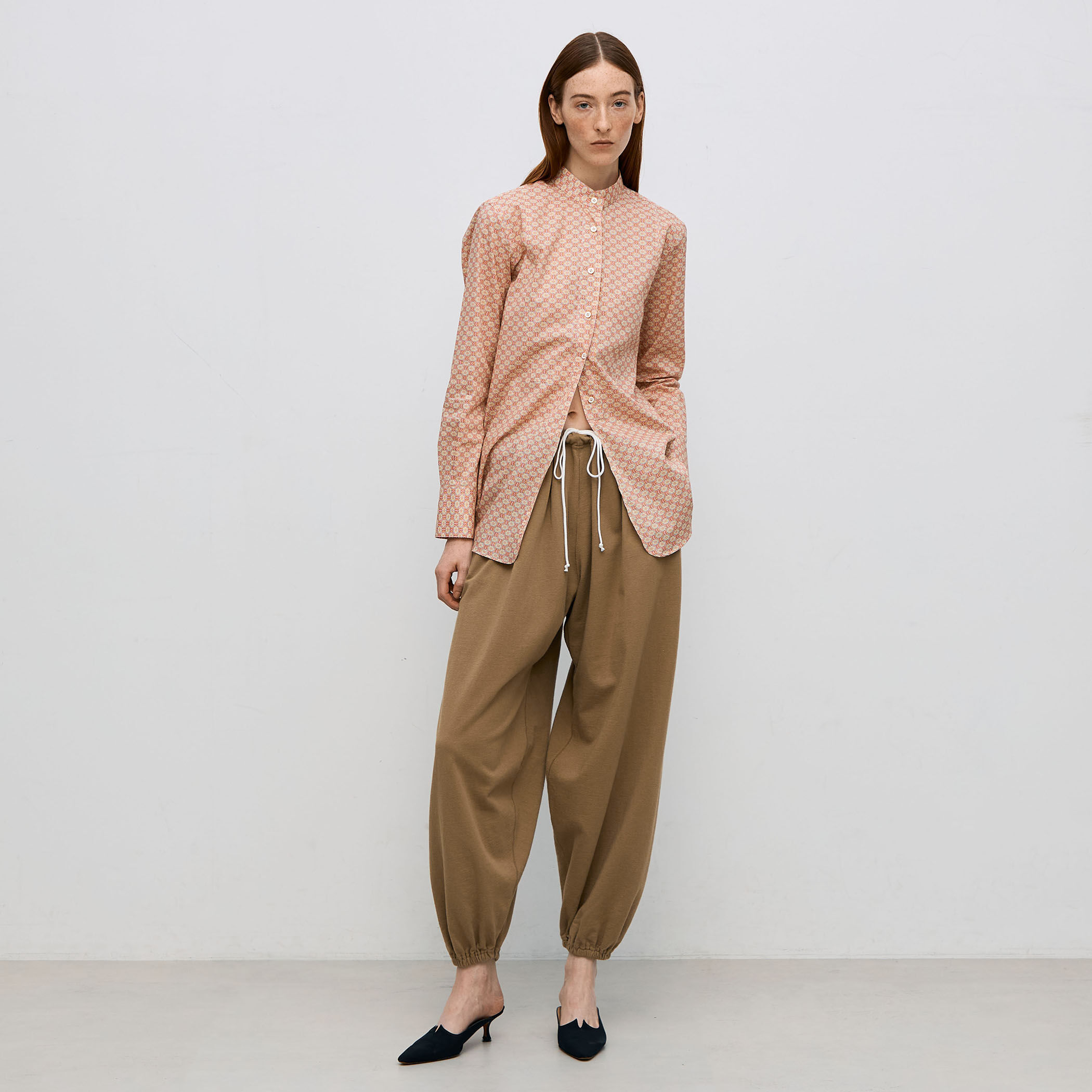 THEROW ラヌイットコットンスウェットパンツ ピエトラメランジュ THEROW ラヌイットコットンスウェットパンツ ピエトラメランジュ