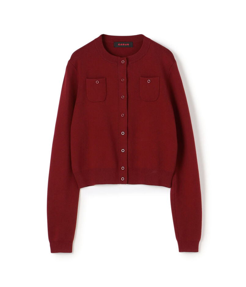 CABaN コットンカシミヤ クルーネックカーディガン｜トゥモローランド 