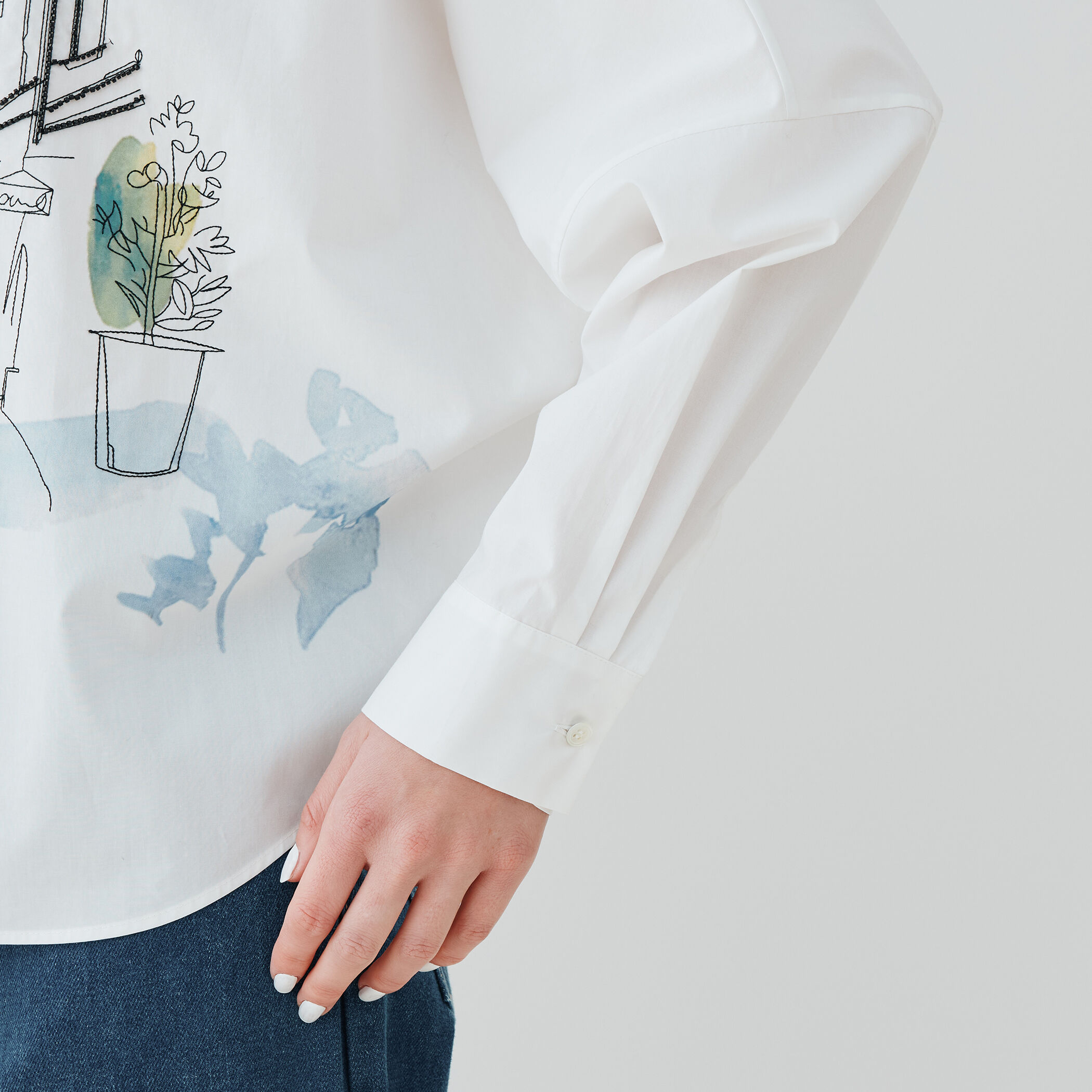 Landscape Embroidery Shirts｜トゥモローランド 公式通販